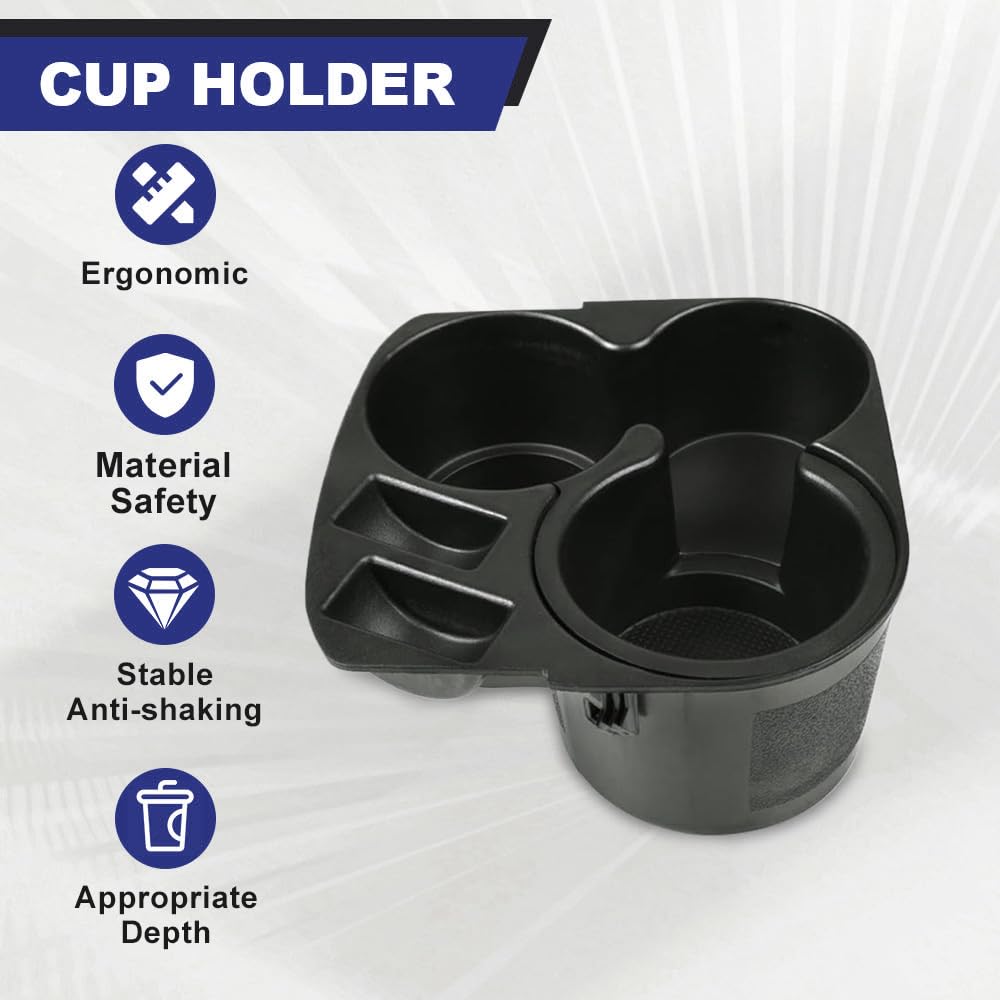 Pit66 Center Console Cup Holder Attachment,Compatible With 2007-2012 Nissan Altima, 68431-Ja00A