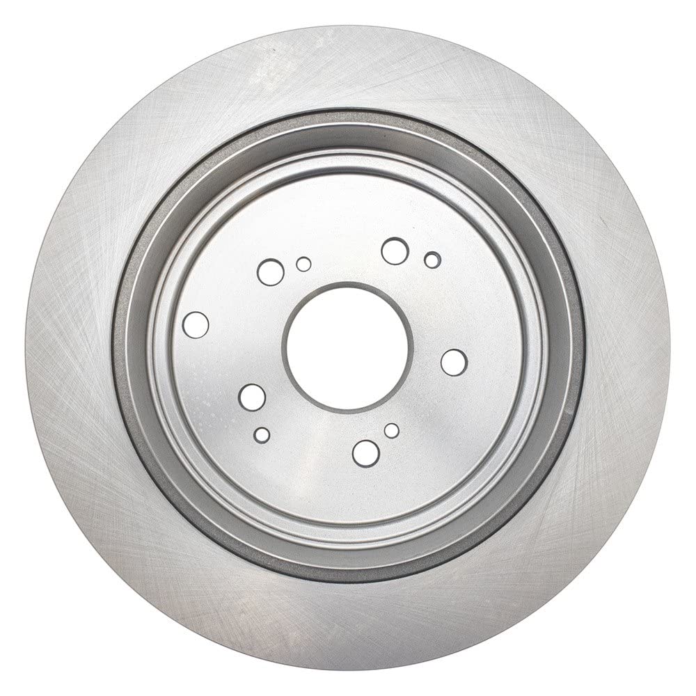 Trq Rear Brake Rotors Set Solid Compatible With 2001-2006 Acura Mdx 2003-2008 Honda Pilot