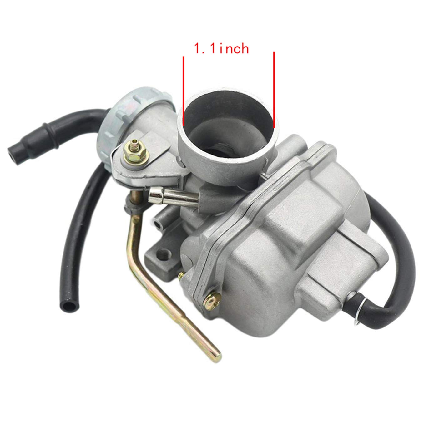 PZ20 Carburetor and Thumb Throttle Cable Accelerator Handle Assembly Compatible with TaoTao NST SunL Kazuma Baja 50cc 70cc 90cc