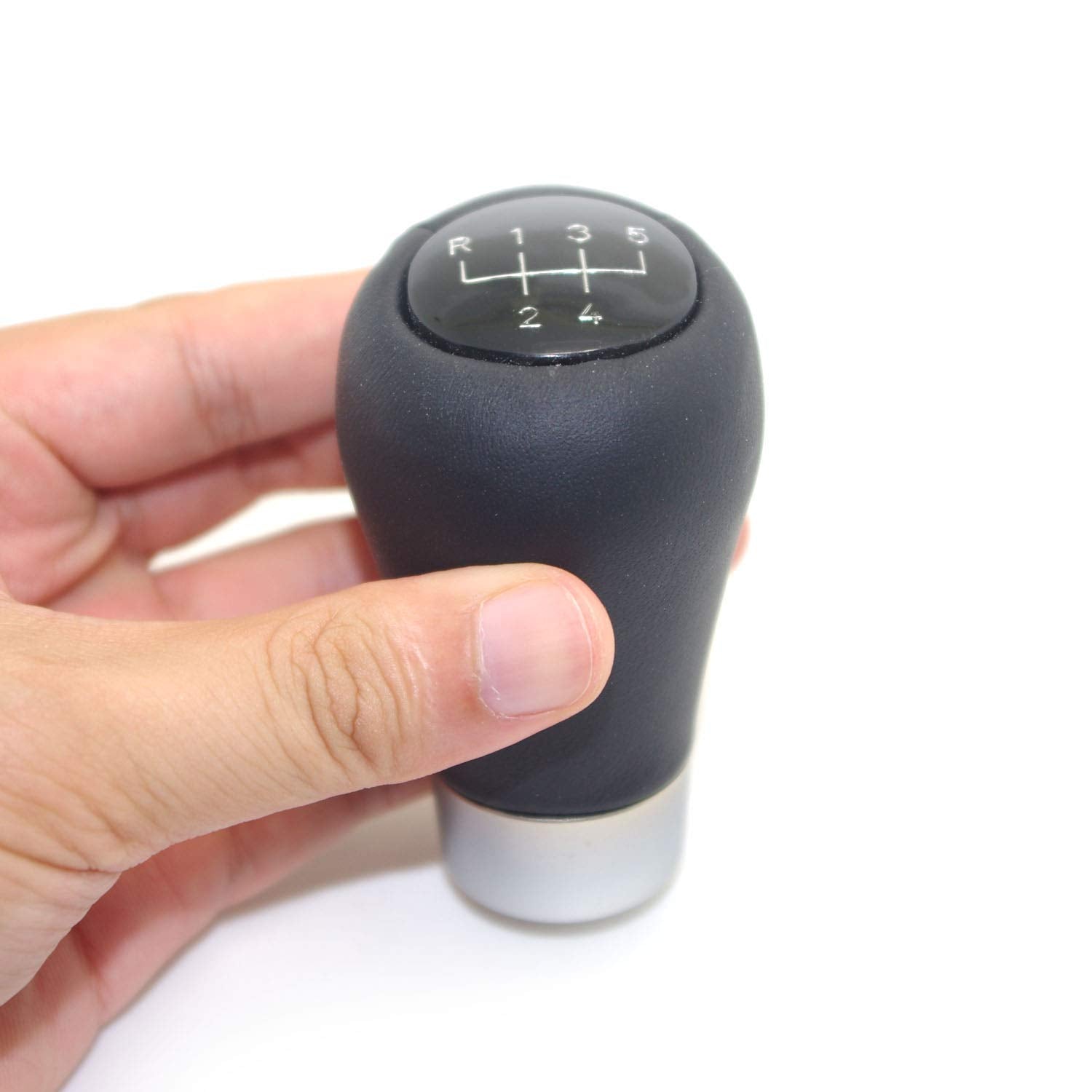 Pursuestar Leather 5 Speed Manual Short Shift Knob For Bmw 1 3 5 6 Series E30 E32 E34 E36 E38 E39 E46 E53 E60 E63 E83 E84 E90 E91 E92