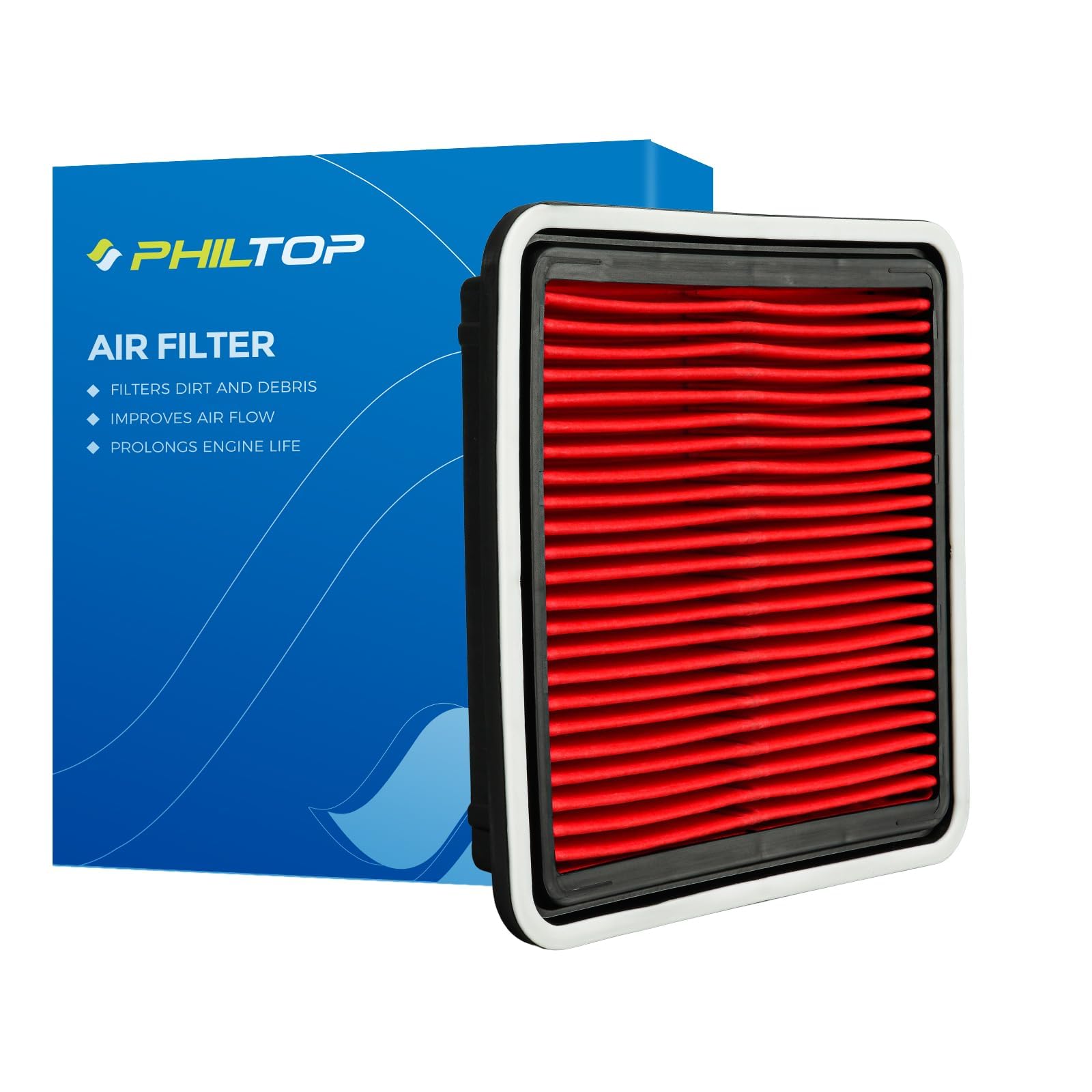 Philtop Upgraded Engine Air Filter Ca9997 Replacement For Subaru Impreza (2008-2016), Legacy (2005-2019), Outback (2005-2019), W