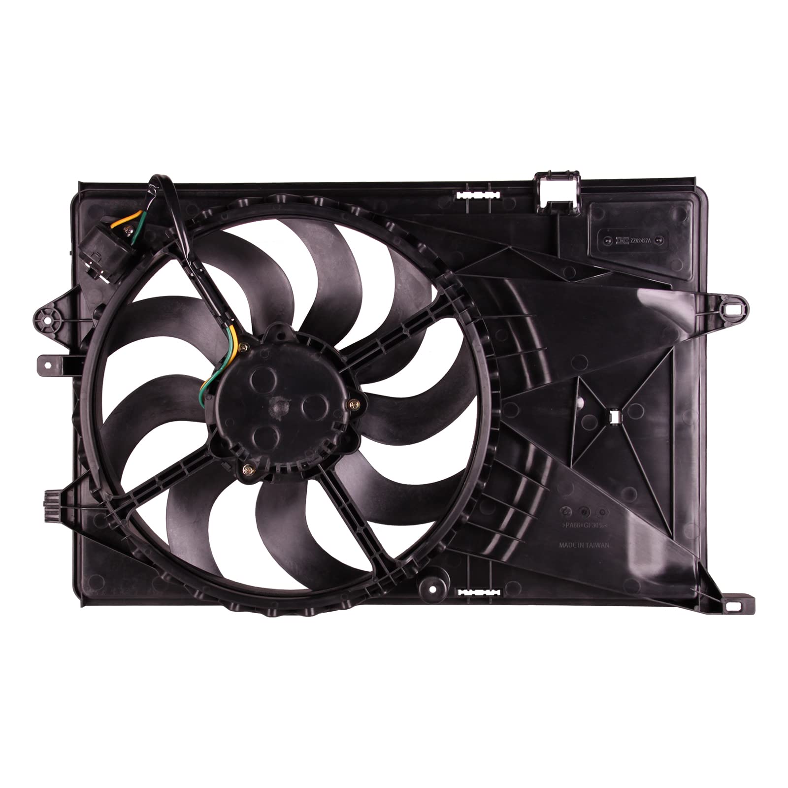 TYG OE Replacement(CAPA Quality) Cooling Fan Extra Silent for 2012-2020 Chevrolet Sonic 1.4L Auto Transmission | 95942905 | GM31