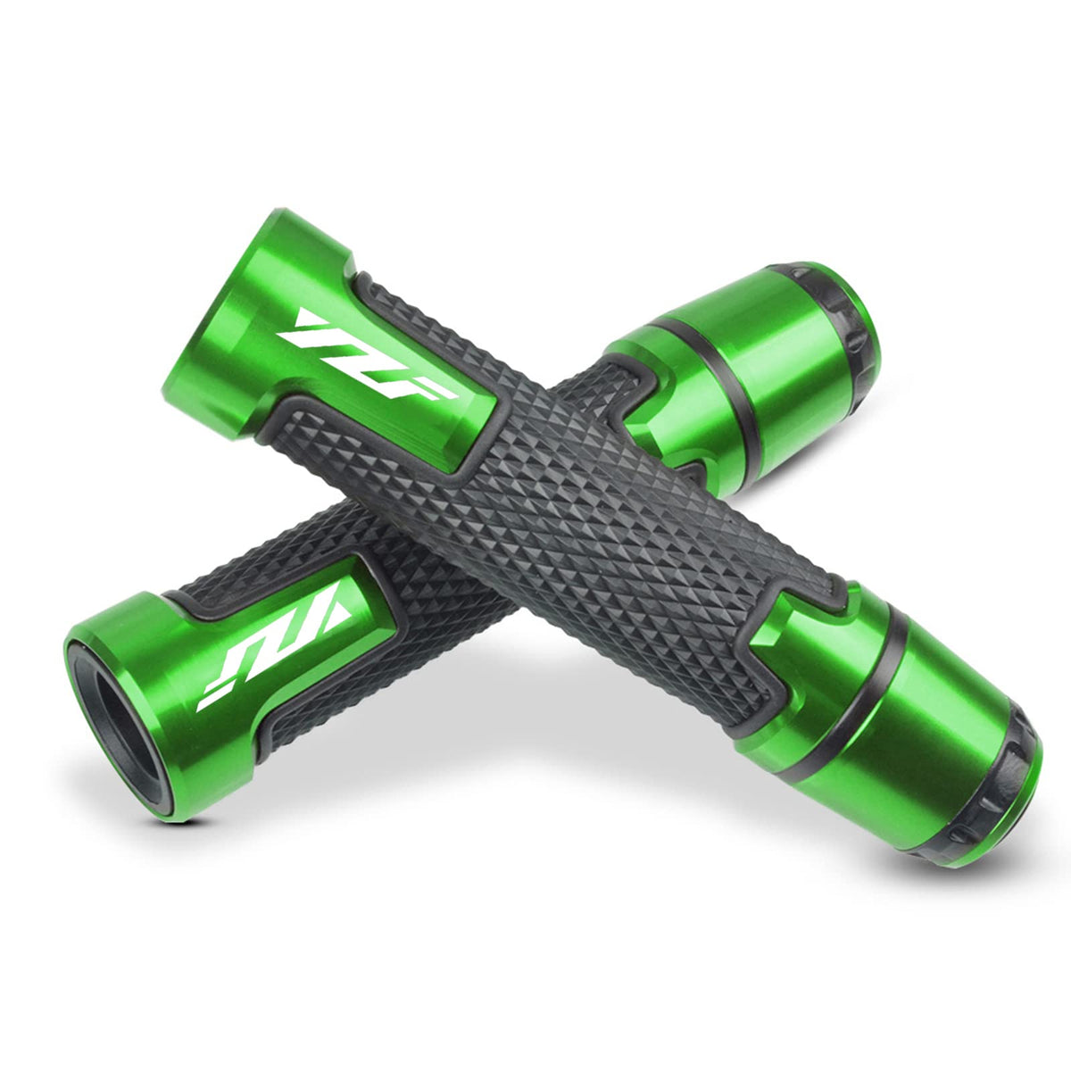 Universal 7/8'' 22mm Motorcycle Powersports Handlebar Grips for Yamaha YZF 600R R1 1998-2019,R3 2015-2019,R6 1999-2019,R6S 2006-