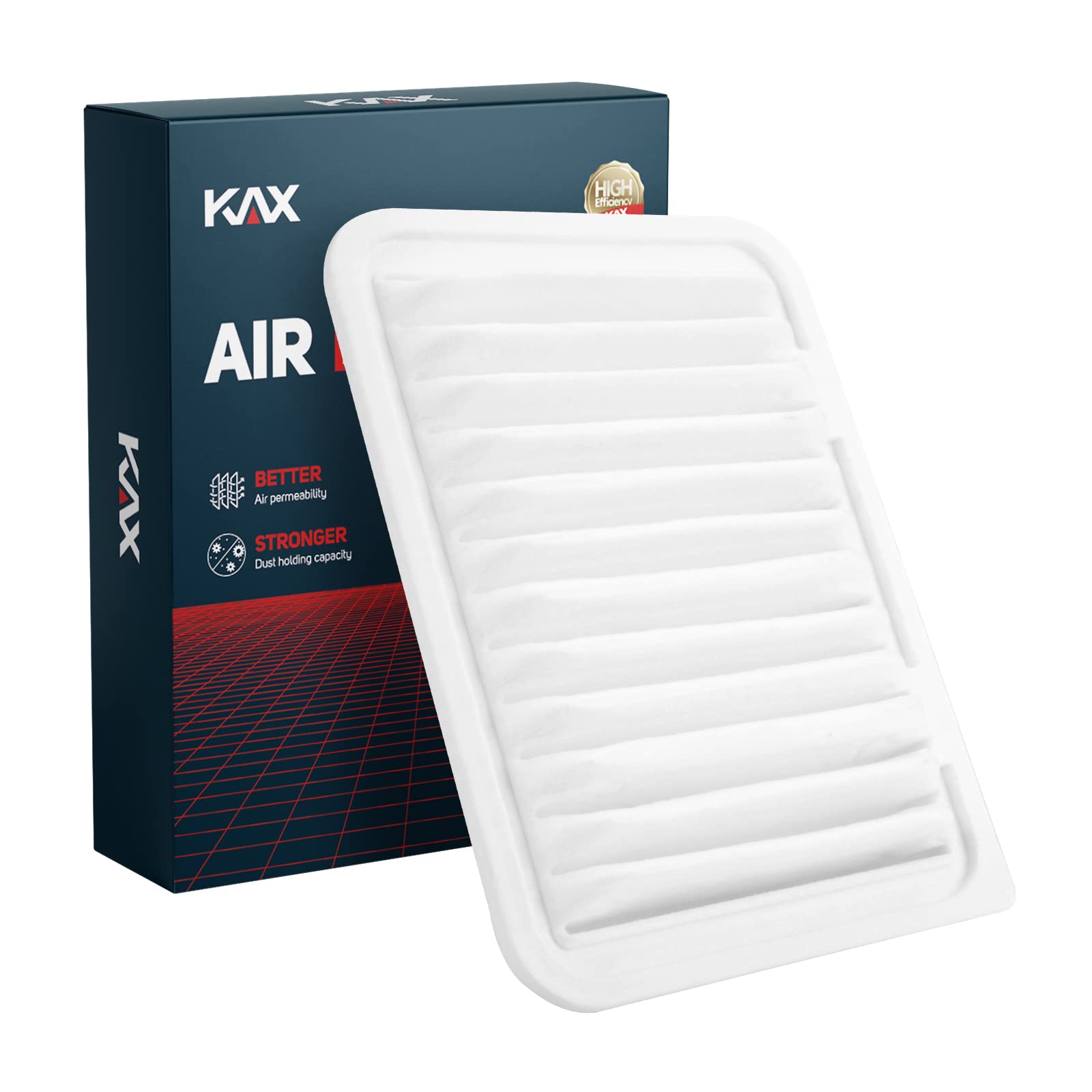 Kax Engine Air Filter, Ca10190 Replacement For Corolla, Yaris,Matrix, Corolla Im, Vibe, Im, Xd, (Gp190, Mt-190), Advanced Air Fi