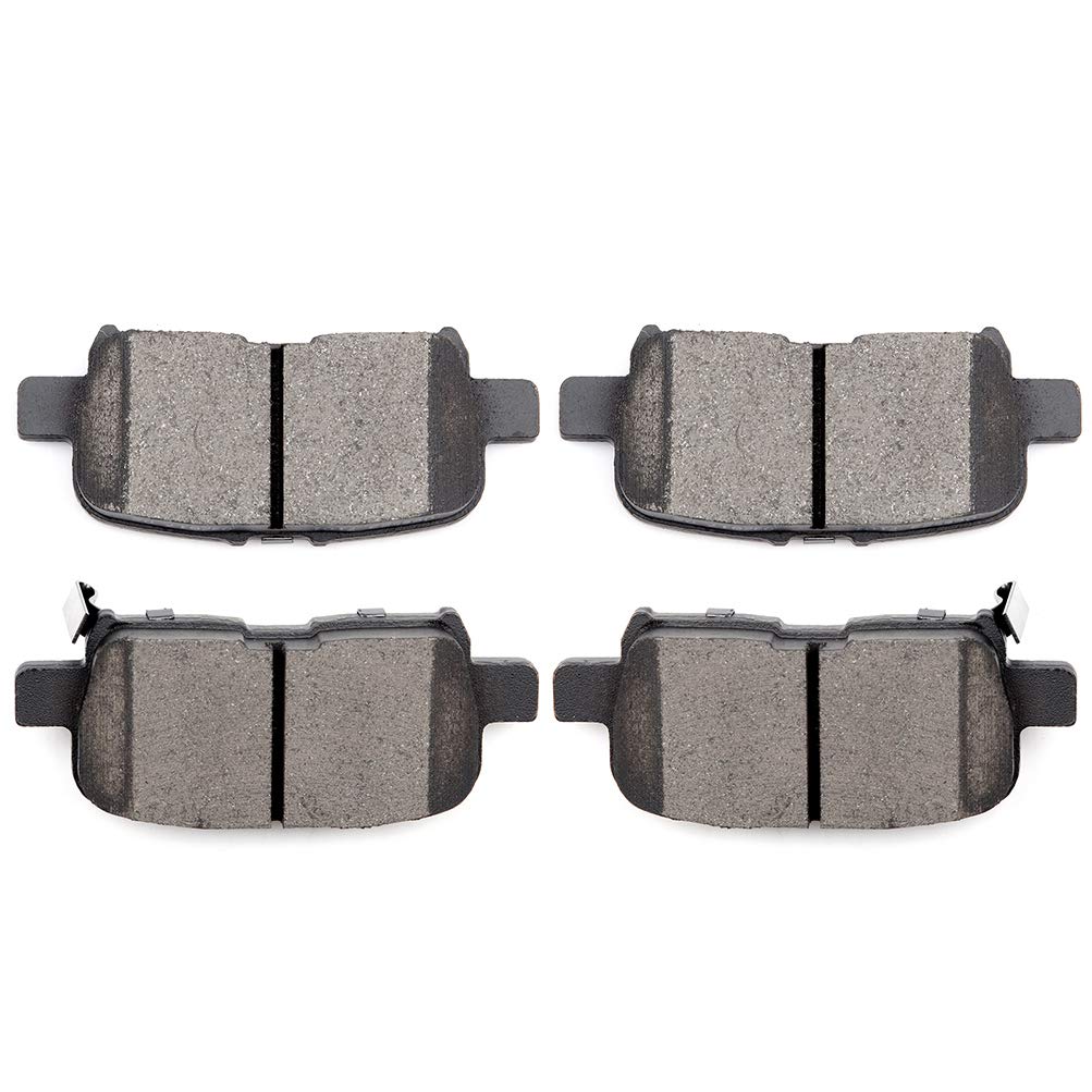 Cciyu D865 Ceramic Rear Brake Pad Set Fit For 2001-2006 For Acura Mdx,2002-2004 For Honda Odyssey,2003-2008 For Honda Pilot