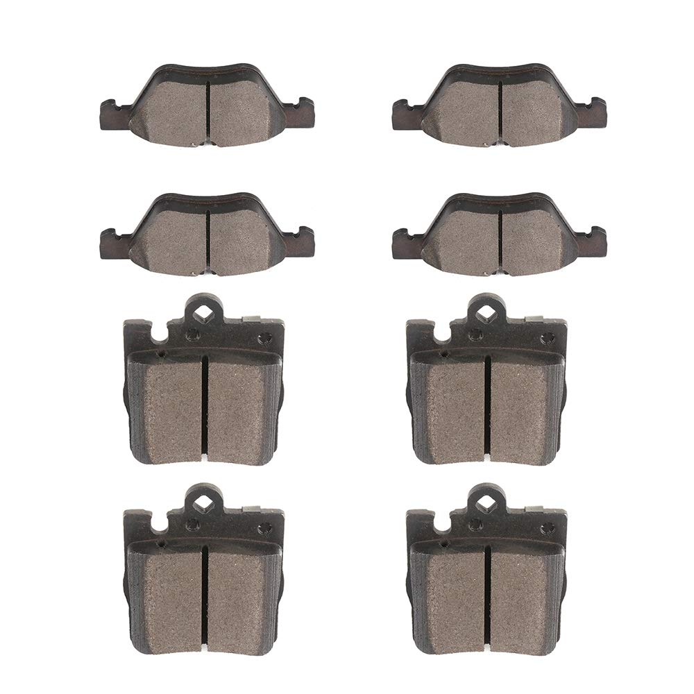 Front Rear Ceramic Brake Pads Kits 8Pcs Fit For 00-03 For Mercedes-Benz Clk3,00-03 For Mercedes-Benz Clk430,98-99 For Mercedes-B