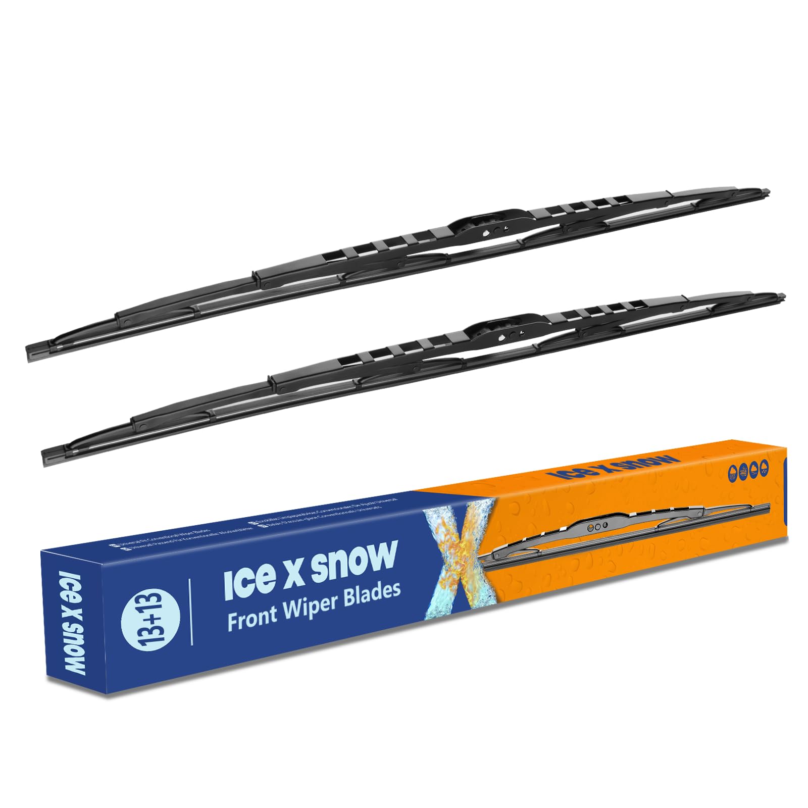 13''+13'' Windshield Wiper Blades Replacement For Jeep Wrangler Tj 2006 2005 2004 2003 2002 2001 2000 1999 1998 1997 Icexsnow Al
