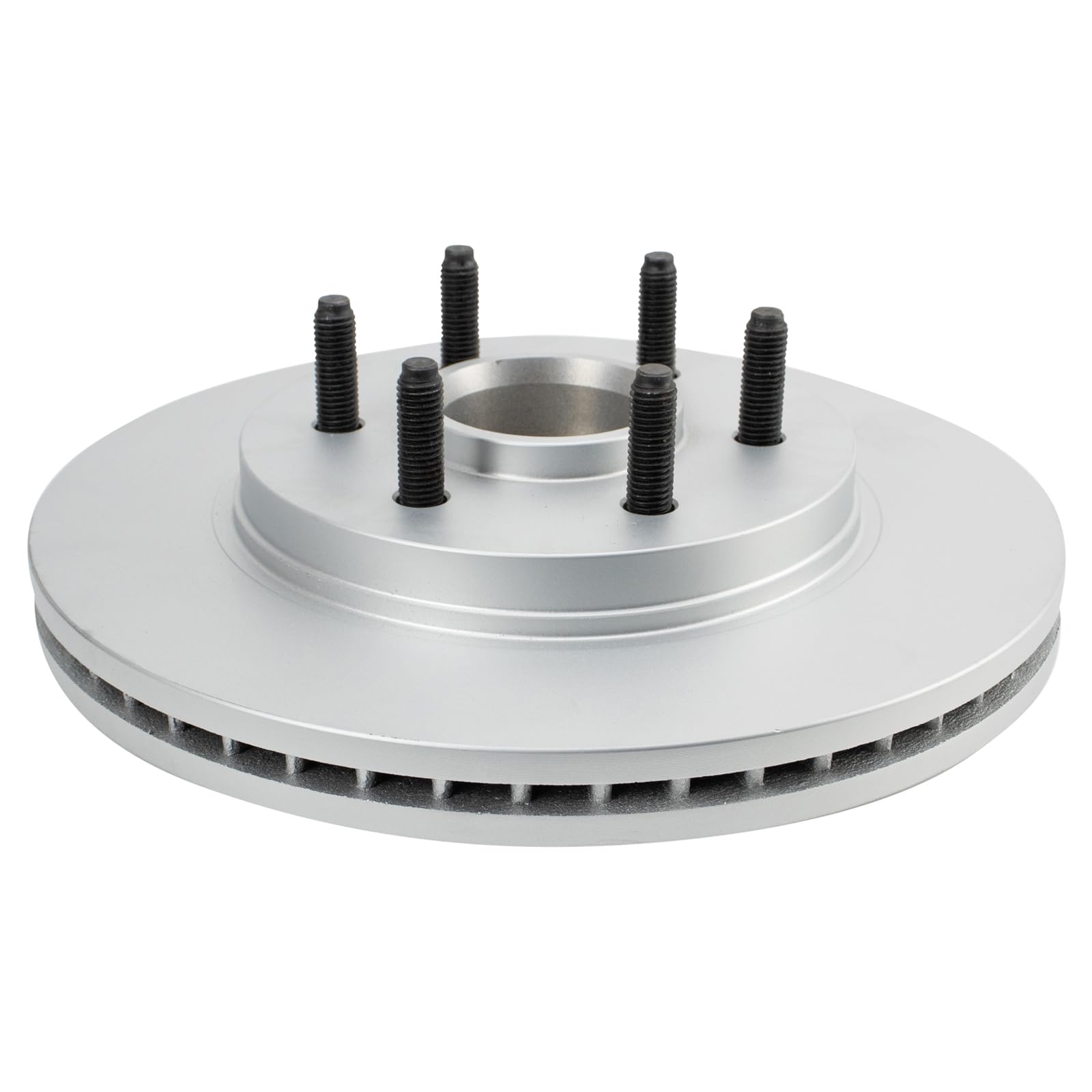 Trq Front Brake Pad & Rotor Kit Brake Pads Brake Rotor Semi-Metallic Premium G-Coated Compatible With 2004-2008 Ford F-150 2006-