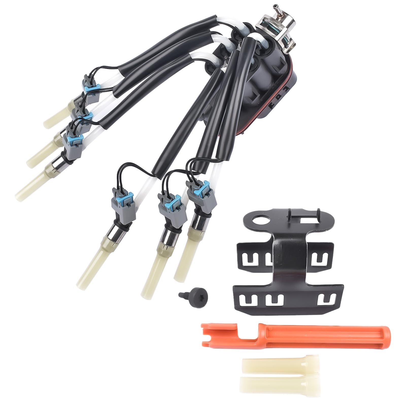 TEKKOAUTO FJ503 4.3L V6 Spider Fuel Injector Kit Replacement for GMC Chevy Pickup Isuzu FJ10565 12568332 19210688 4G1887