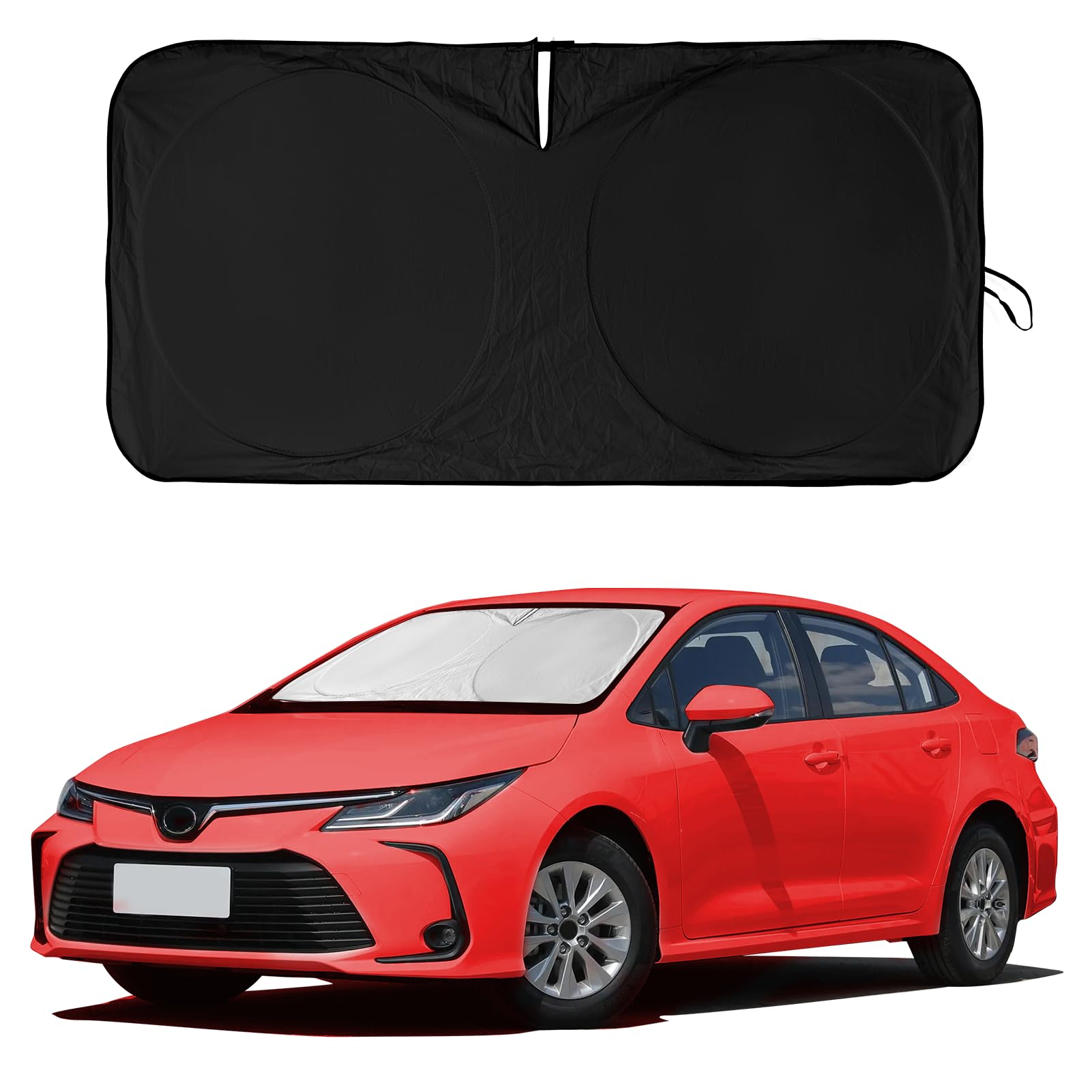 For Toyota Corolla 2023 Windshield Sun Shade, Front Sunshade For 2022 Corolla Prius Yaris Sienna Toyota C-Hr 2018-2024 Vehicle S