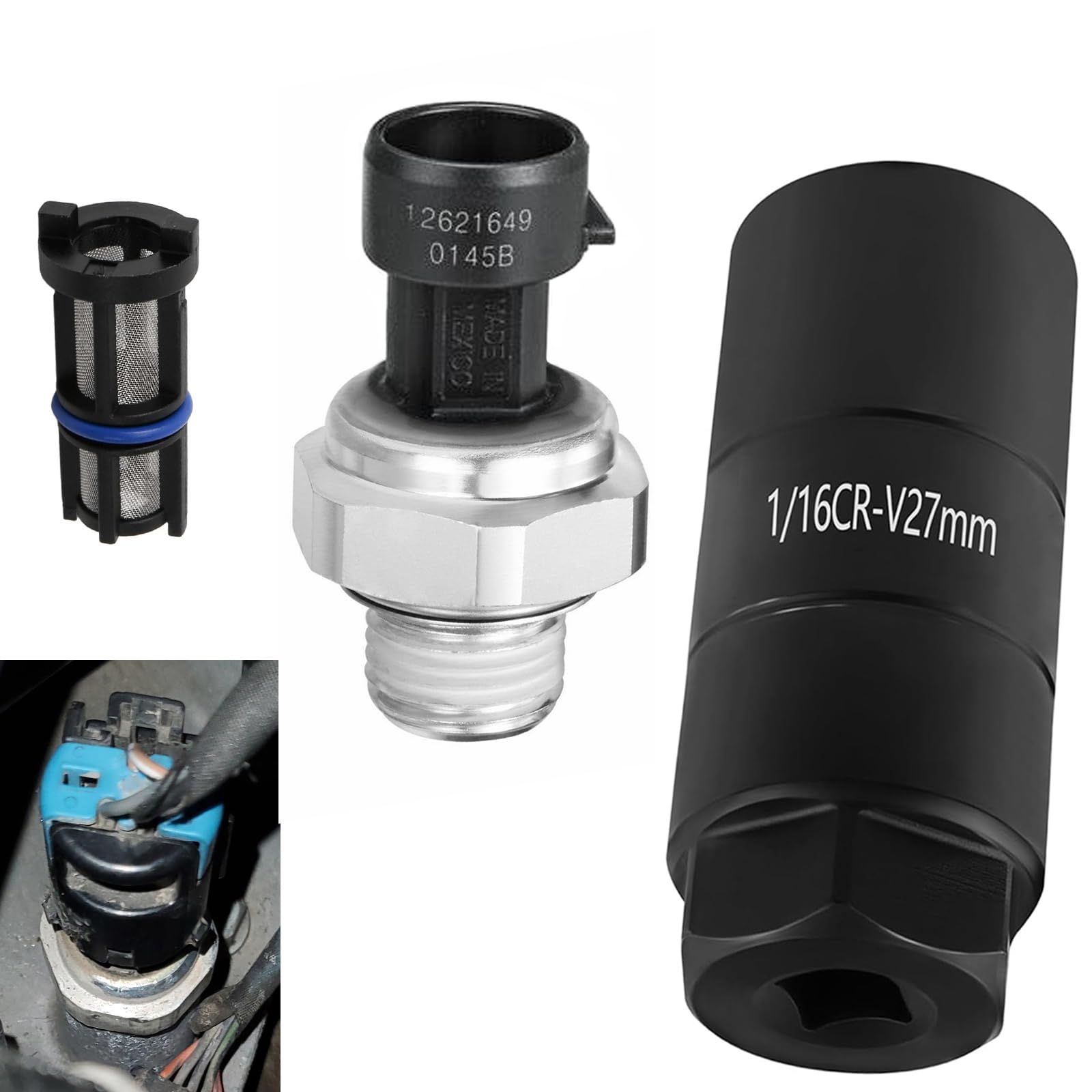 12677836 Oil Pressure Sensor For Chevrolet Chevy Silverado 1500 2500 3500 Tahoe Express Corvette Suburban Avalanche Impala Gmc S