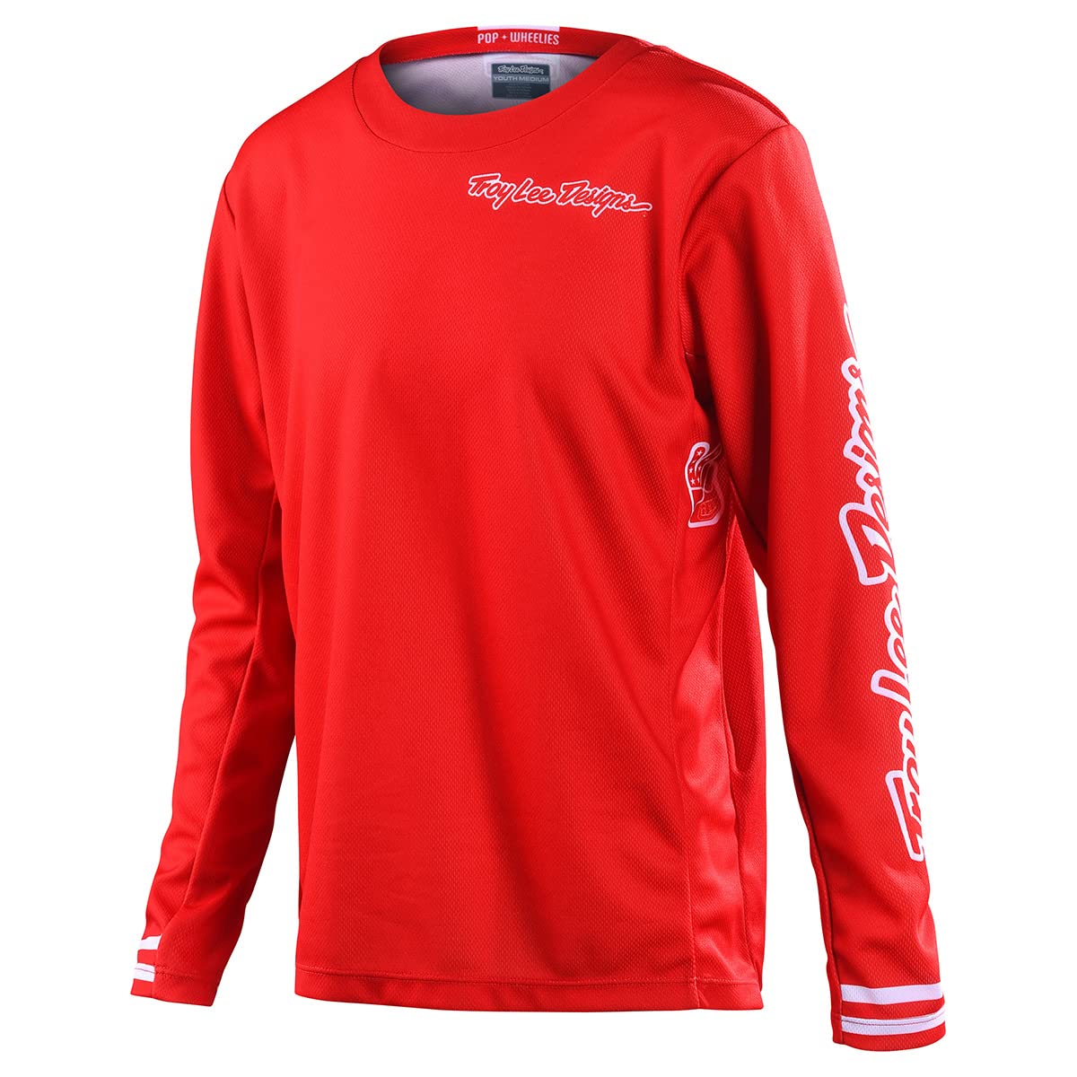 Troy Lee Designs Youth Gp Mono Jersey (Small, Red)