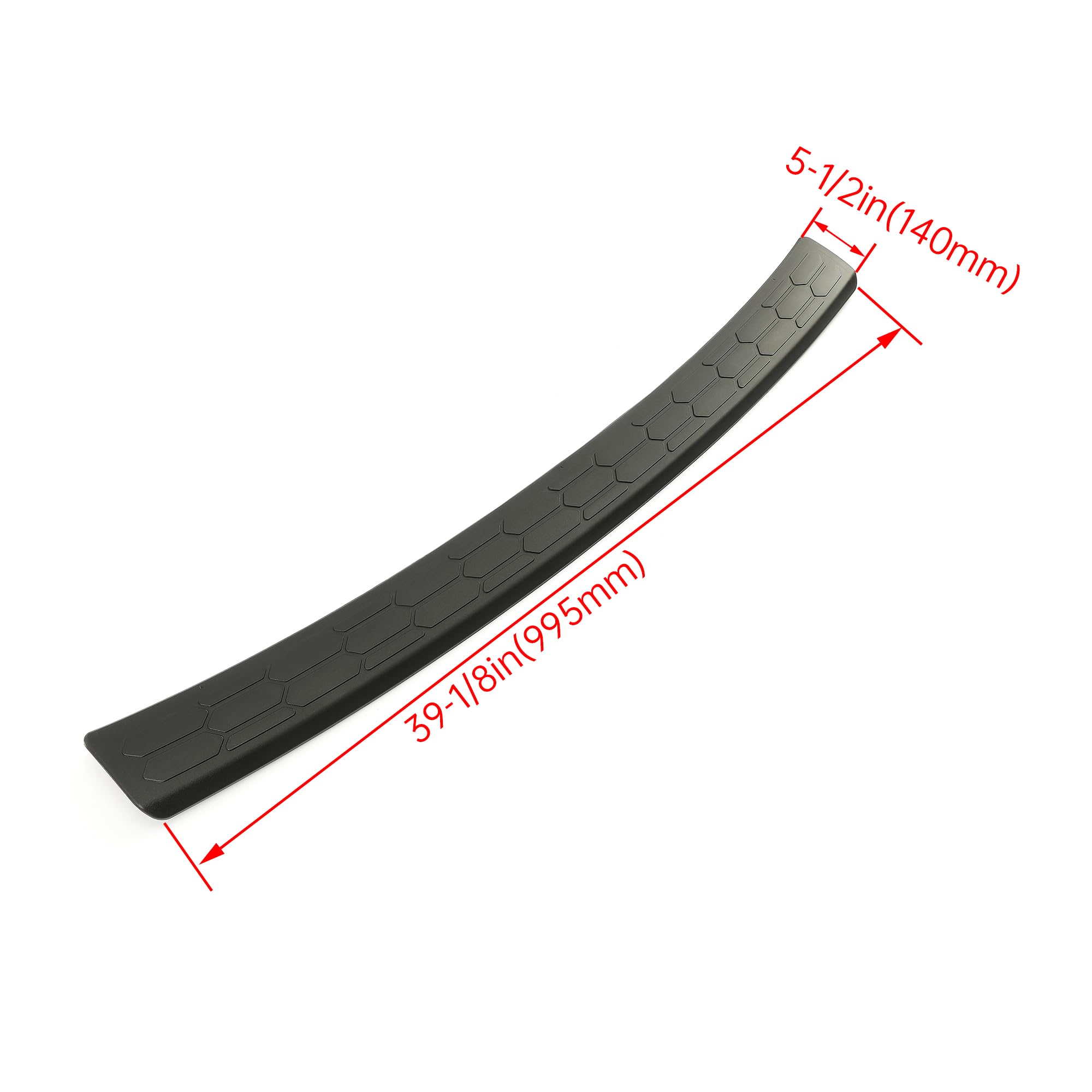 HECASA Rear Bumper Cover Protector Trim Compatible with 2018 2019 2020 2021 2022 2023 Subaru Crosstrek Replacement for E771SFL10