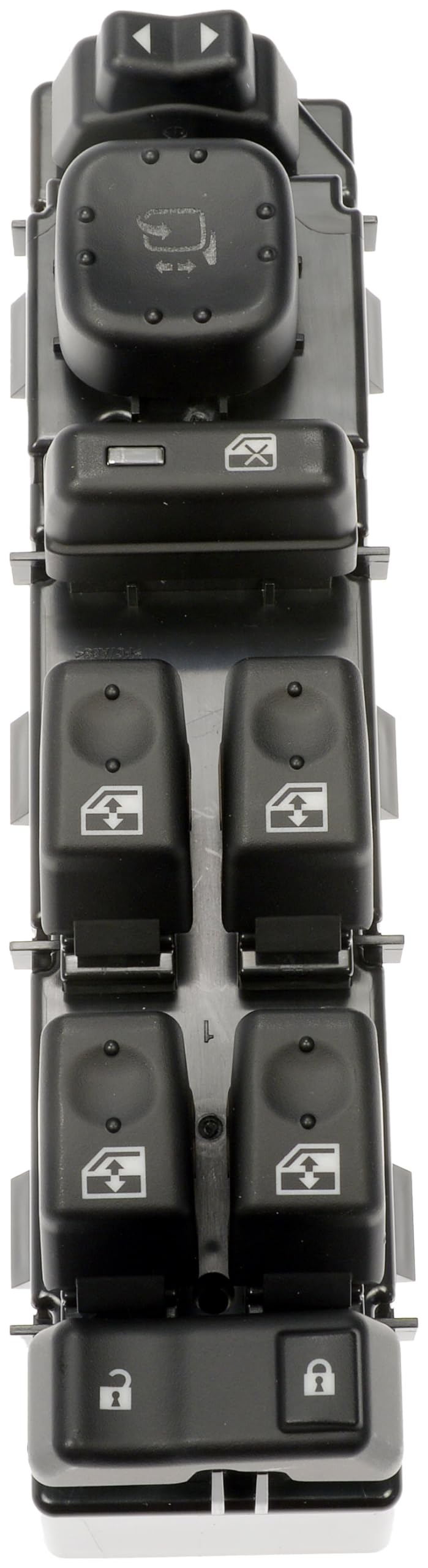 Dorman 920-020 Front Driver Side Master Window Switch Assembly - 8 Button Compatible With Select Cadillac / Chevrolet / Gmc Models