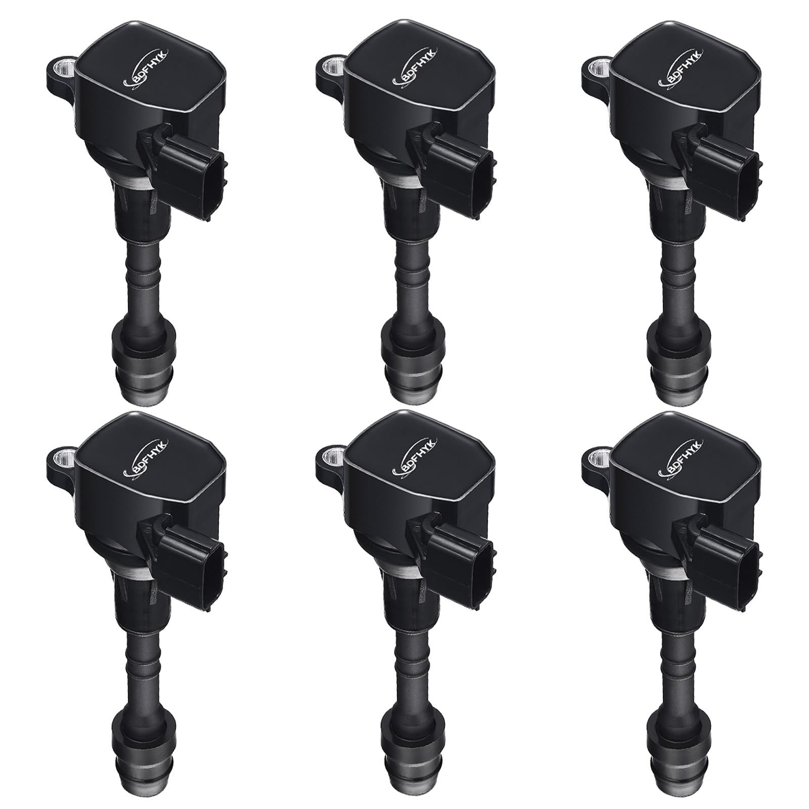 BDFHYK Set of 6 Ignition Coils Pack Compatible with Nissan Altima Frontier Maxima Murano NV1500 Pathfinder Quest Xterra Infiniti