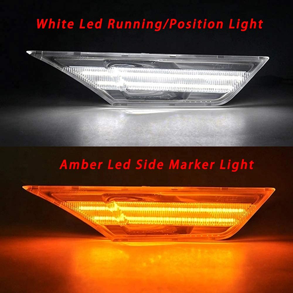 Led Side Marker Lights for Honda Civic 2016 2017 2018 2019 2020 2021 Sedan Coupe Hatchback Led Switchback Amber Side Marker Turn