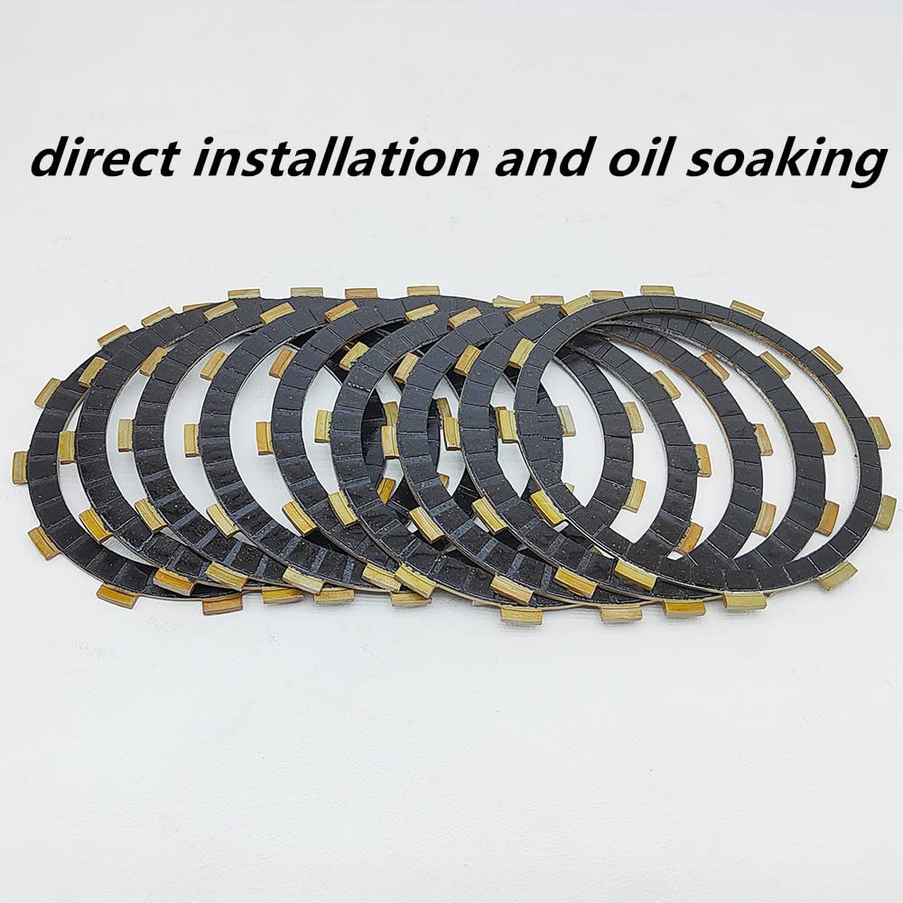 BIGLKNM Clutch Kit Friction Plates & Cover Gasket Compatible for Suzuki Quadsport Z400 LTZ 400 Kawasaki KFX400 2003-2006 Arctic