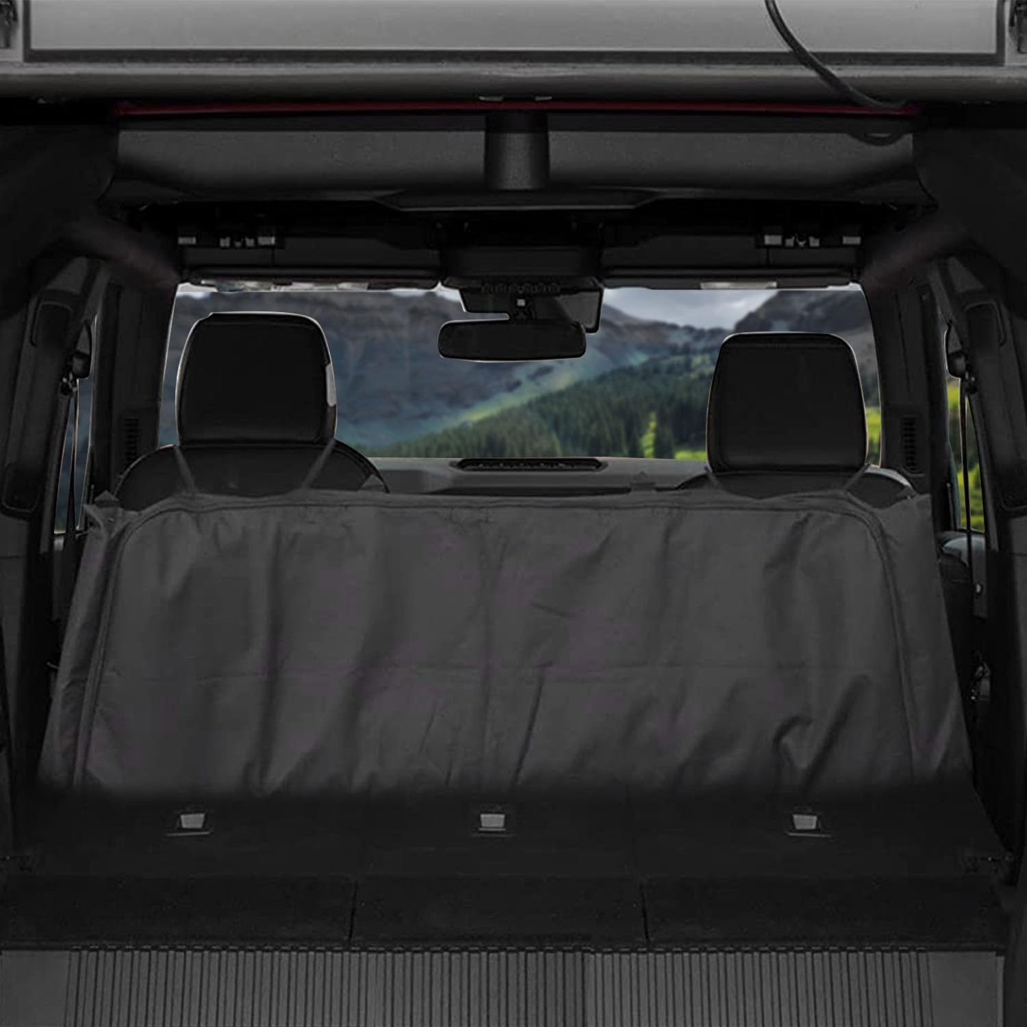 D-Lumina Middle Roof Panel Hard Top Storage Bag Compatible with Ford Bronco 4-Door 2021 2022 2023 2024 2025 - UP, Over Second Ro