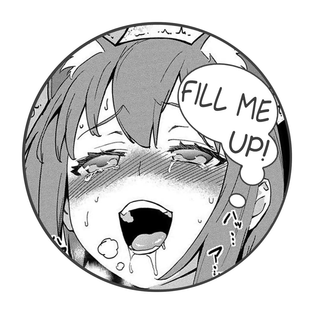 Earlfamily 5.1'' For Fill Me Up Anime Car Stickers Waterproof Personality Decals Scratch-Proof Vinyl Car Door Protector Decor