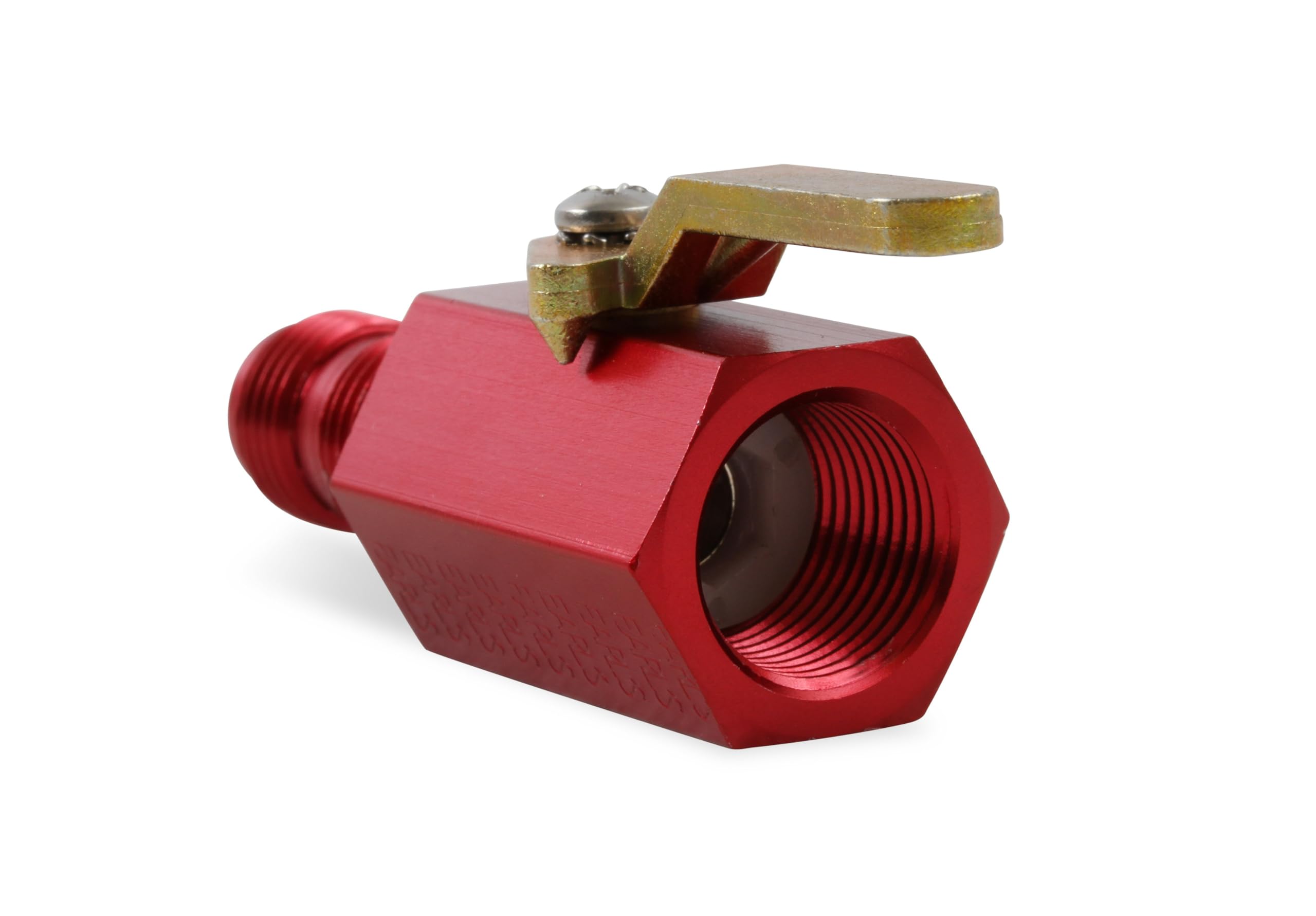 Earl'S 230502 Red Anodized Aluminum Shut Off Valve