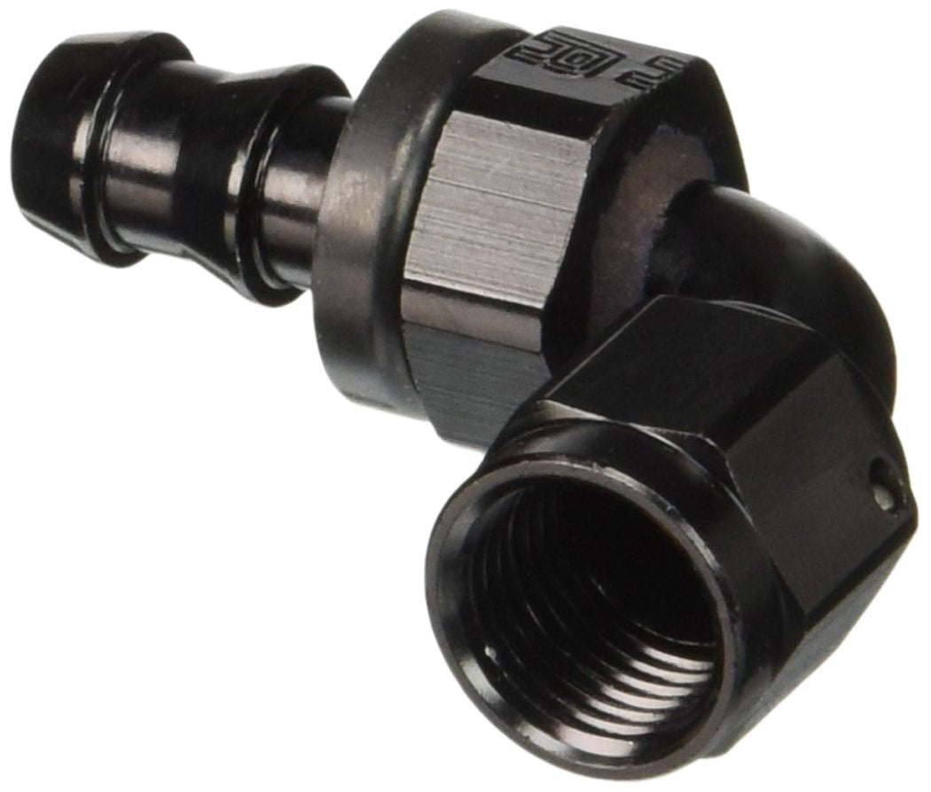 Russell/Edel Russell 624163 Twist-Lok Black 6-An 90° Straight Hose End