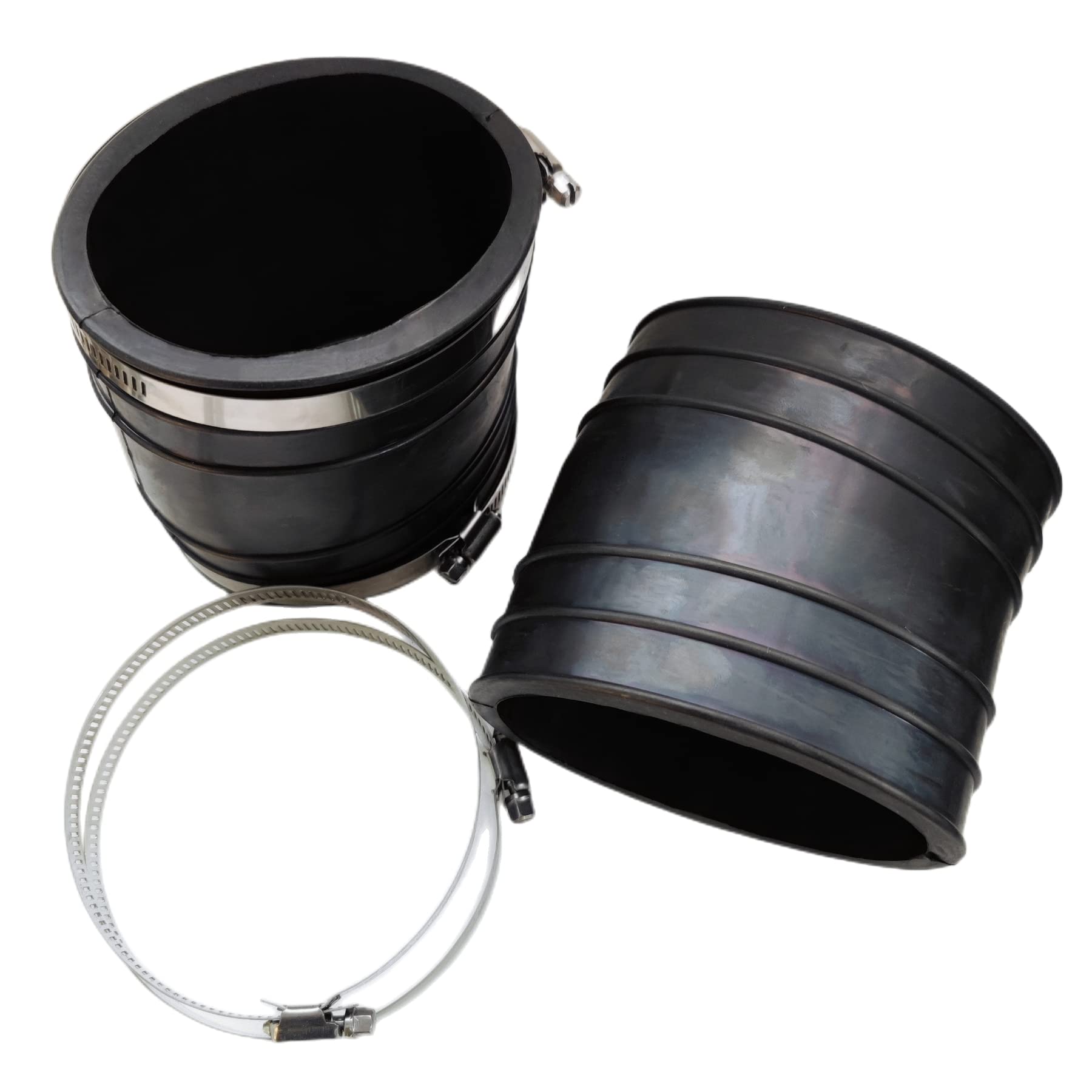 UanofCn 14358T Exhaust Tube and Water Shutter Kit 4 Inches for MerCruiser Stern Drives 807166A3 44348T Boot and Bellow