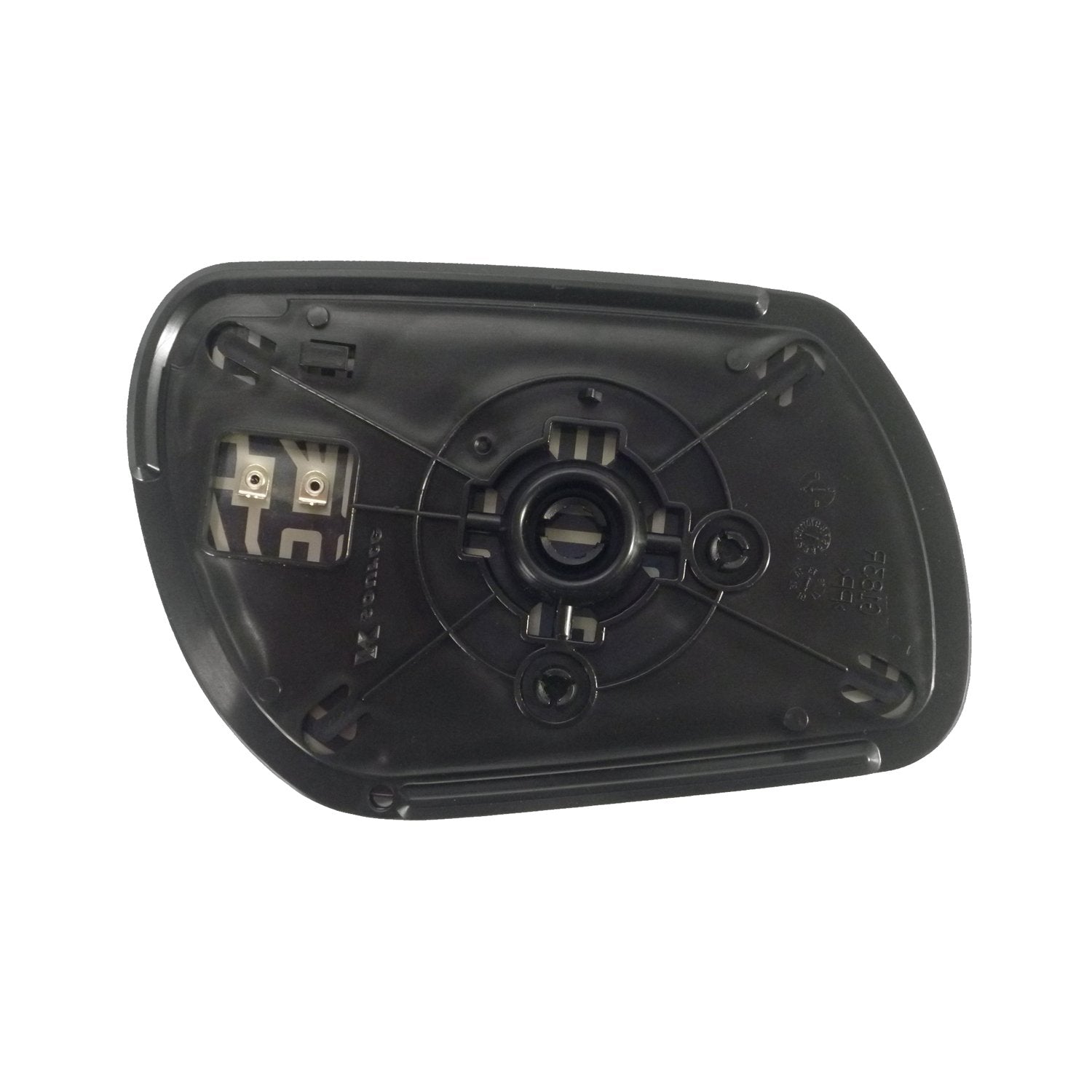 Driver Side Heated Mirror Glass w/backing plate, Mazda 3, Mazda 6 (w/turbo), 4 11/16&quot; x 6 11/16&quot; x 7 1/2&quot;