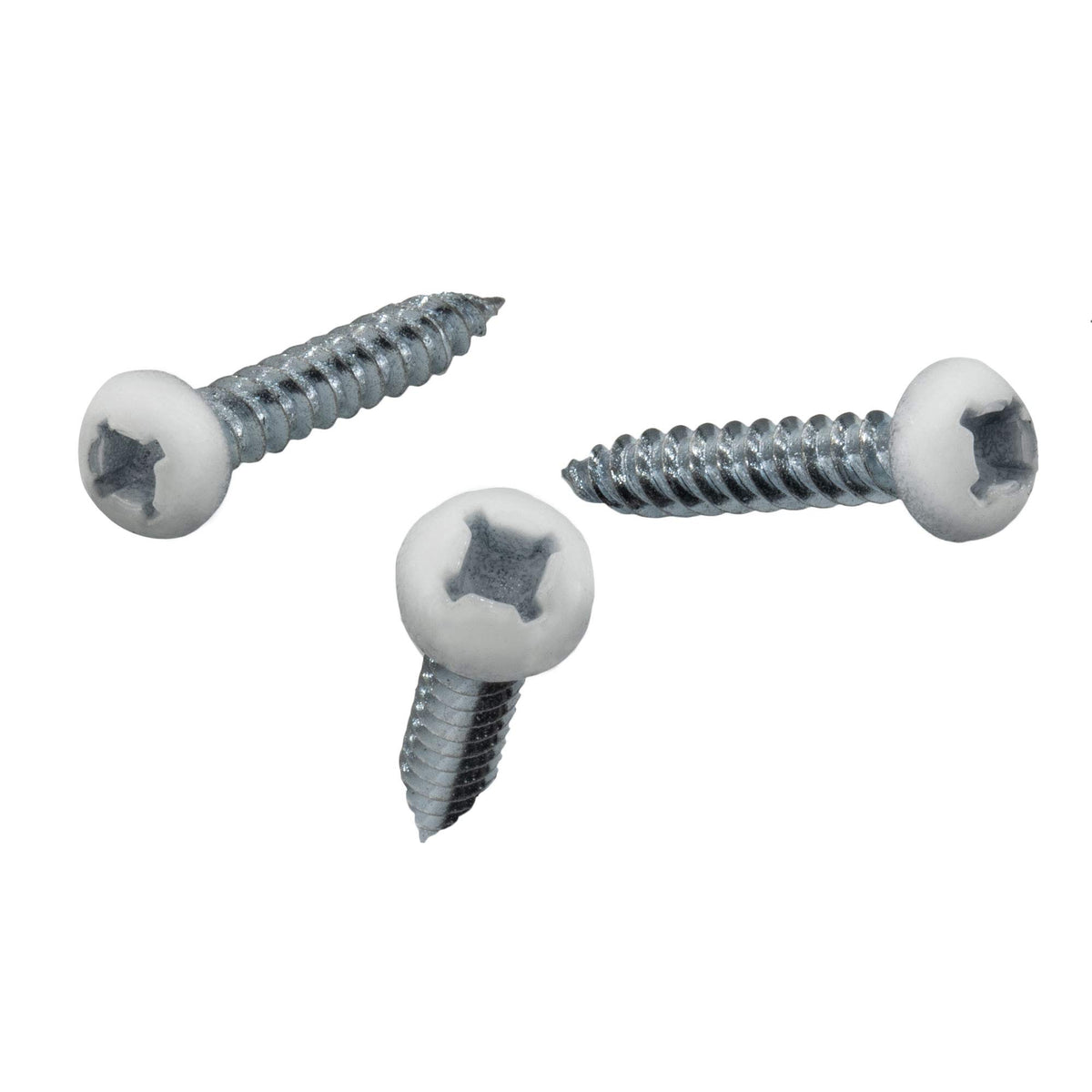 8x1 Pan Head Metal RV Screws | Polar White | Multi-Pack | RV Interior Screws | Factory Finished Look | (500)