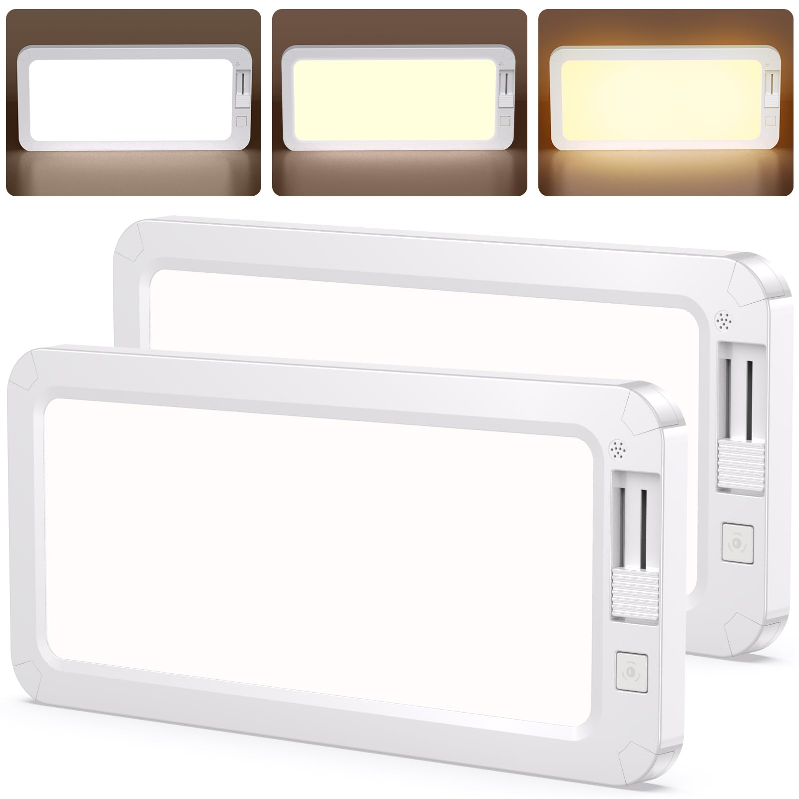 LILTSDRAE RV Lights Interior 1700LM,3 Color 12V Volt Led Light, Super Bright 120 LEDs Dome Light Fixture for RV Accessories/Camp