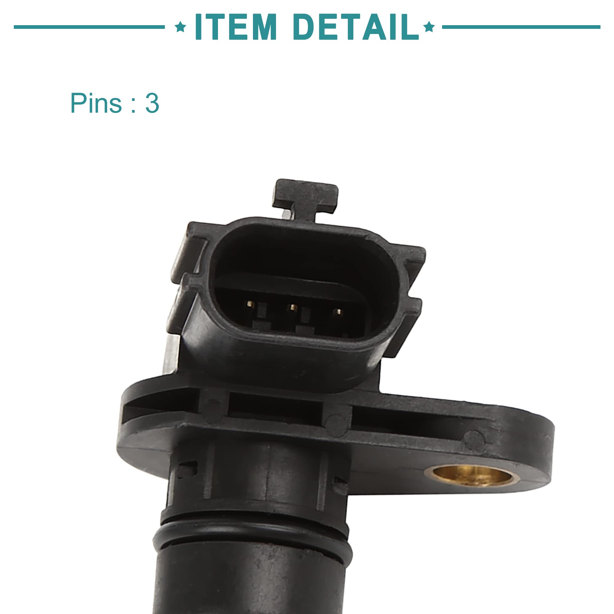 Acropix Car Engine Crankshaft Position Sensor Fit For Jeep Patriot 1Pc Black