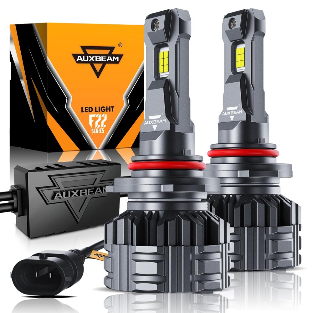Auxbeam 9005 Hb3 Fog Light,F22 Series 9005 Powersports, 6500K 110W 24000Lm 700% Brighter 9005 Light For Utv Atv Offroad Vehicles