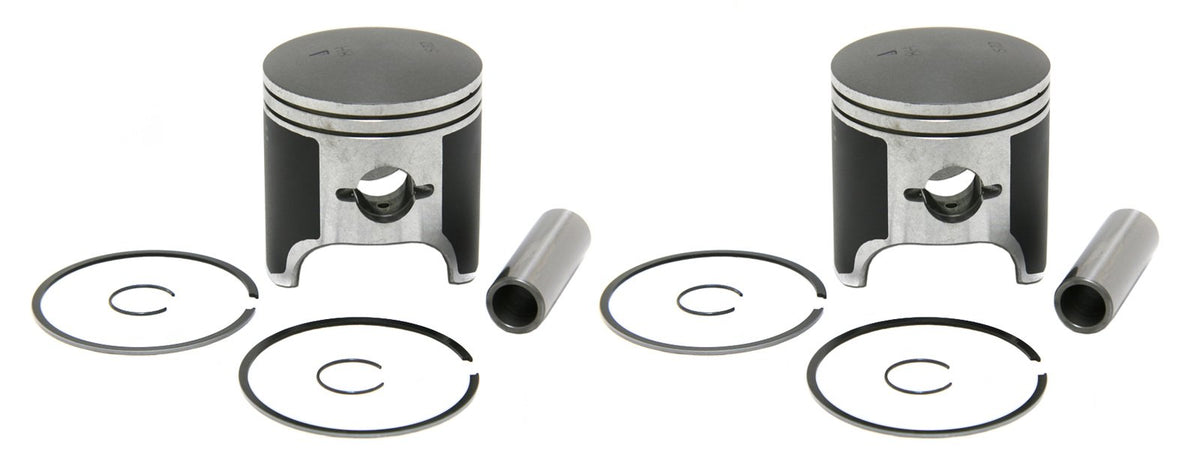 Spi, 09-687, 2 Standard Bore Piston Kits For Arctic Cat 550 Snowmobiles Fits 199 WBCARB00AFCAV3Y
