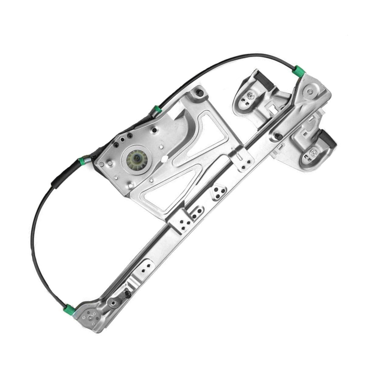 YHTAUTO Front Right Passenger Side Power Window Regulator Replacement for Cadillac DeVille 2000 2001 2002 2003 2004 2005