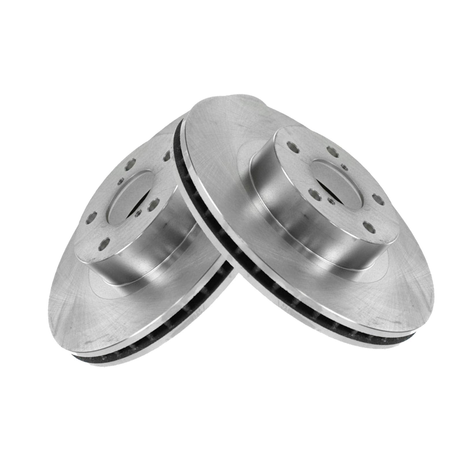 Trq Front And Rear Brake Pad & Rotor Kit Brake Pads Brake Rotor Ceramic Compatible With 1998-2002 Subaru Forester 1999-2001 Impr