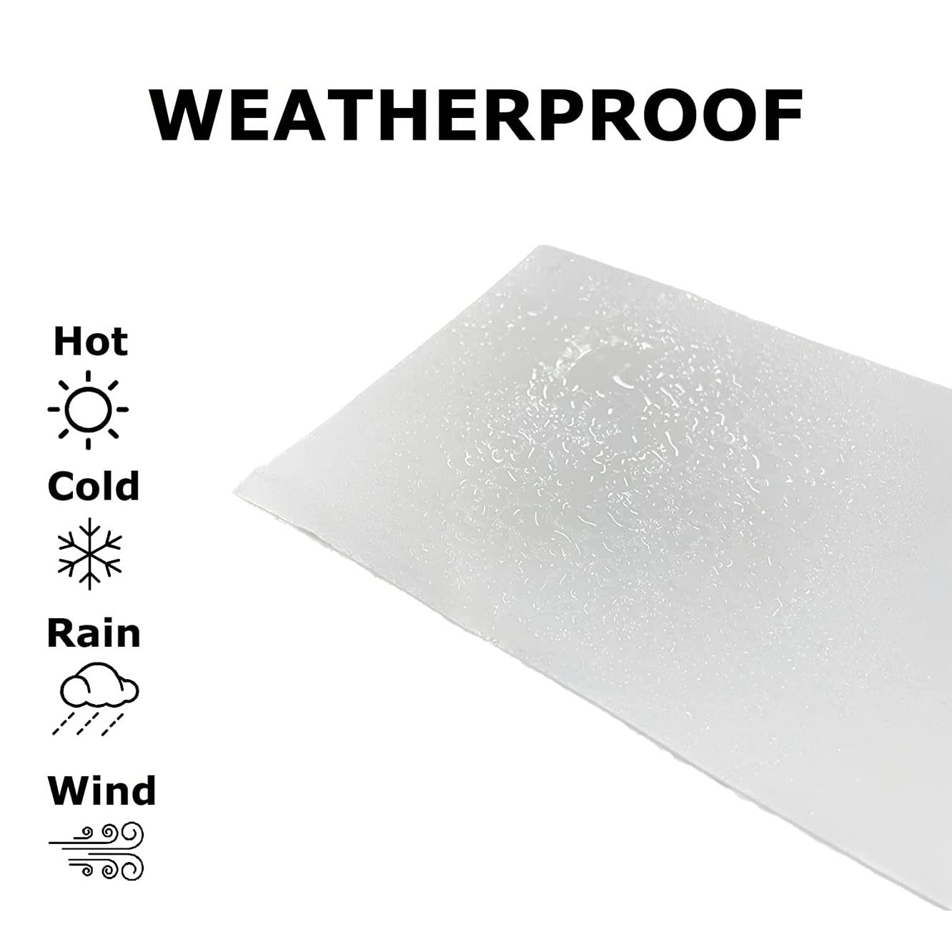 FastSeal RV Roof Tape, 4'' x 25' White, RV Sealant Tape for Camper Roof Repair, Trailer Roof Sealant, Stop Camper Roof Leaks, UV