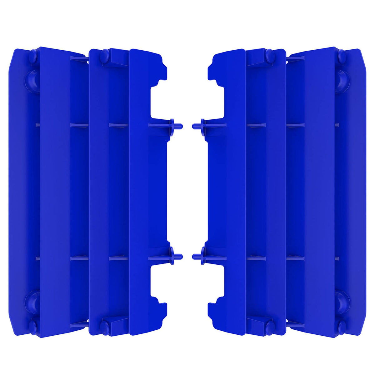 Polisport Radiator Louvers For Yamaha Yz 125/250 (2005-2020) - Oem Quality For Superior Fit & Durable Protection - One Pair (Blue)