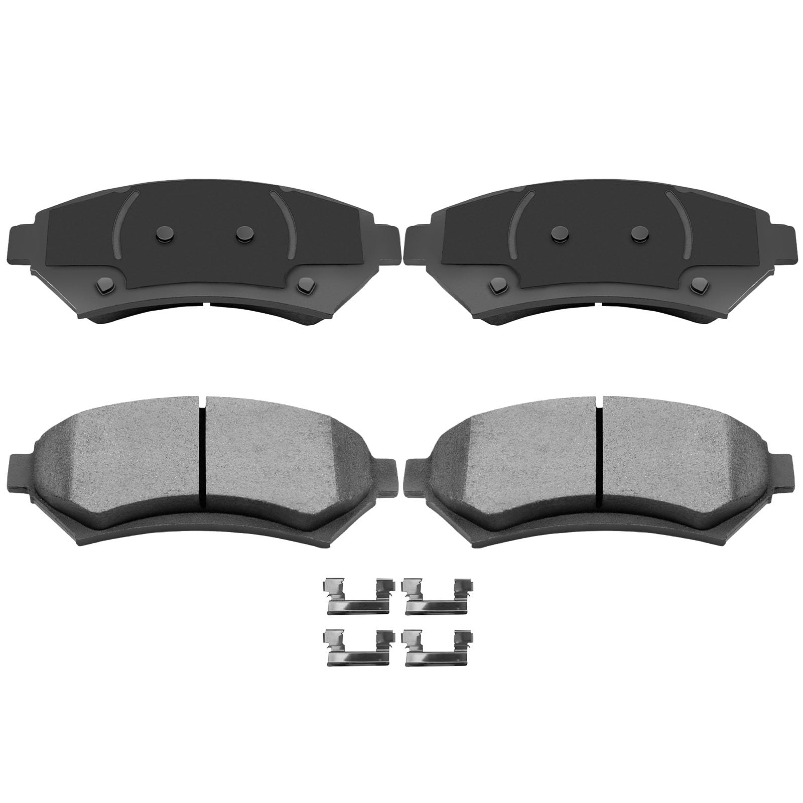 Automuto 4Pcs Front Ceramic Disc Brake Pads Set D699 For Buick Century Lesabre For Cadillac Deville Eldorado For Chevrolet Impal
