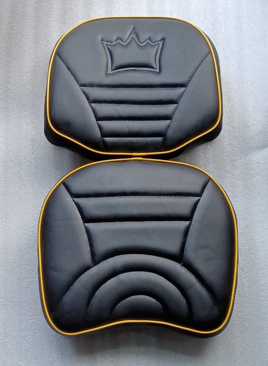 Generic Nayyar Seats New Holland Tractor Seat Cover for Framtrac, Eicher, Sonalika, Powertrac Mini Tractors | Foam | Black