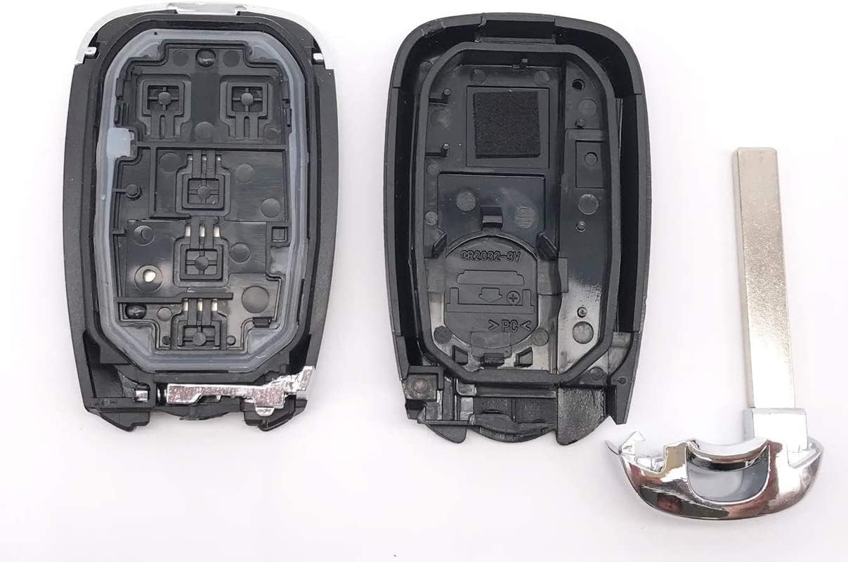 Horande Replacement Key Fob Cover fit for Chevy Malibu Cruze Camaro Equinox Blazer Keyless Entry Key Fob Shell (5 Buttons)