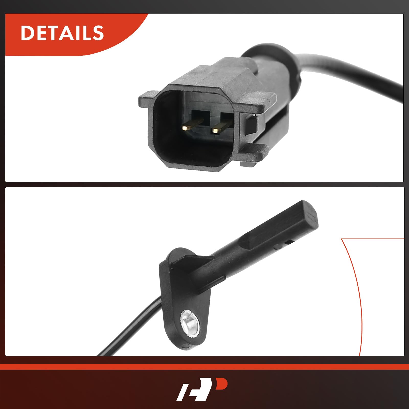 A-Premium Rear Right ABS Wheel Speed Sensor - Compatible with Ram Models - 2500 2014-2022, 3500 2015-2022 - Rear Passenger Side, Replaces 4779980AC, 0265009720