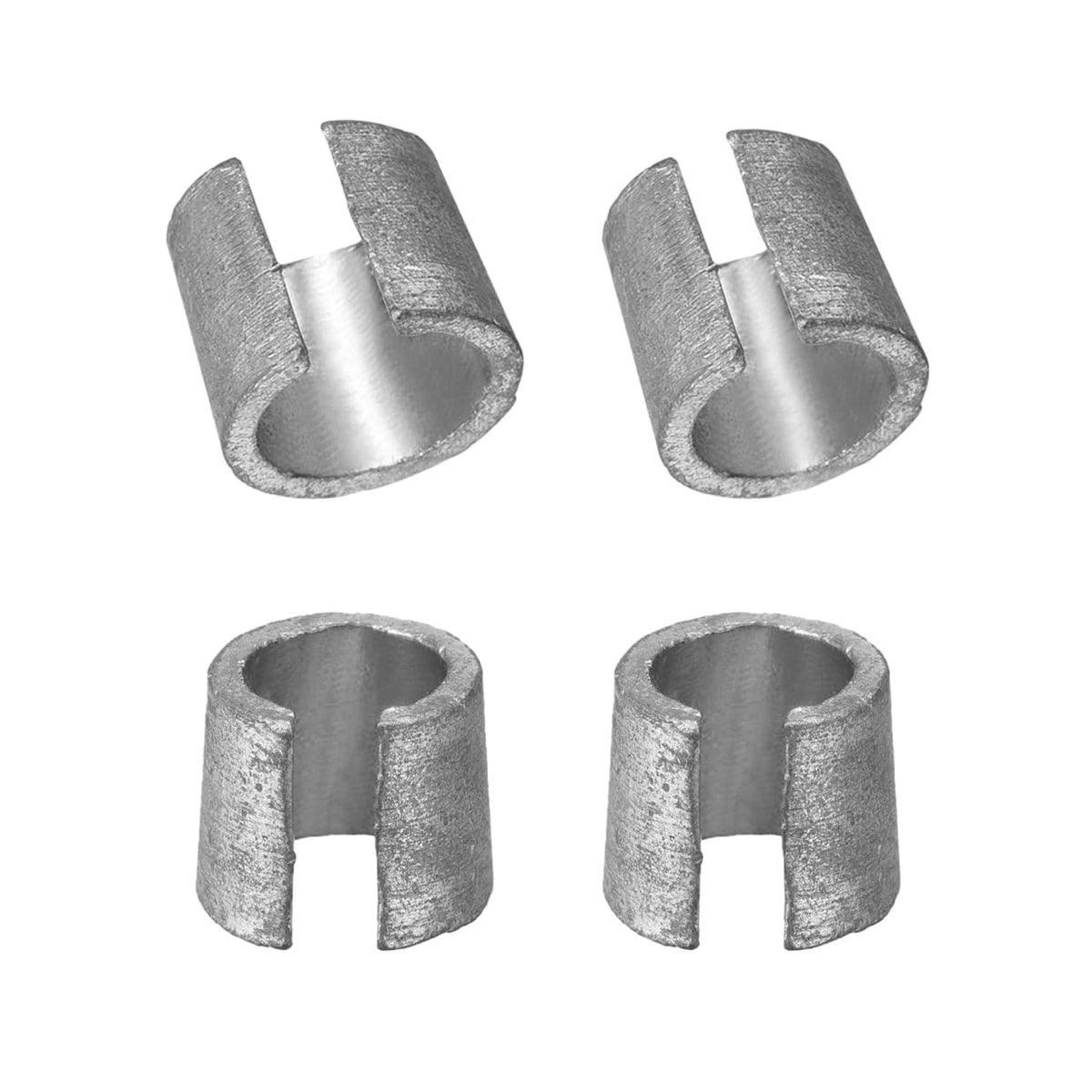 Sylvil 2 Pairs Battery Adaptor Sleeves, Car Battery Negative Battery Terminal Adapter Positive Post Shim Lead, Universal Vehicle Battery Terminal Converter Post Adaptors For Anode Cathode