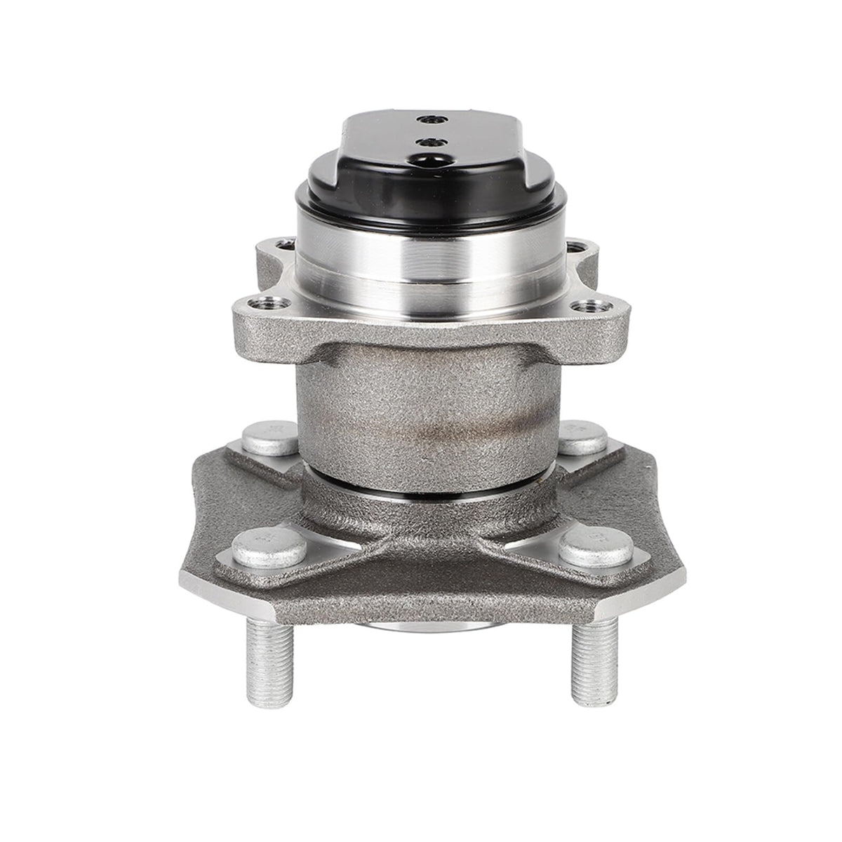 ECCPP Wheel Hub and Bearing Assembly Rea Left Right 512386, 4 Lugs, ABS with Tone Ring Sensor, Steel, 60mm Bore, Ball Bearing, F