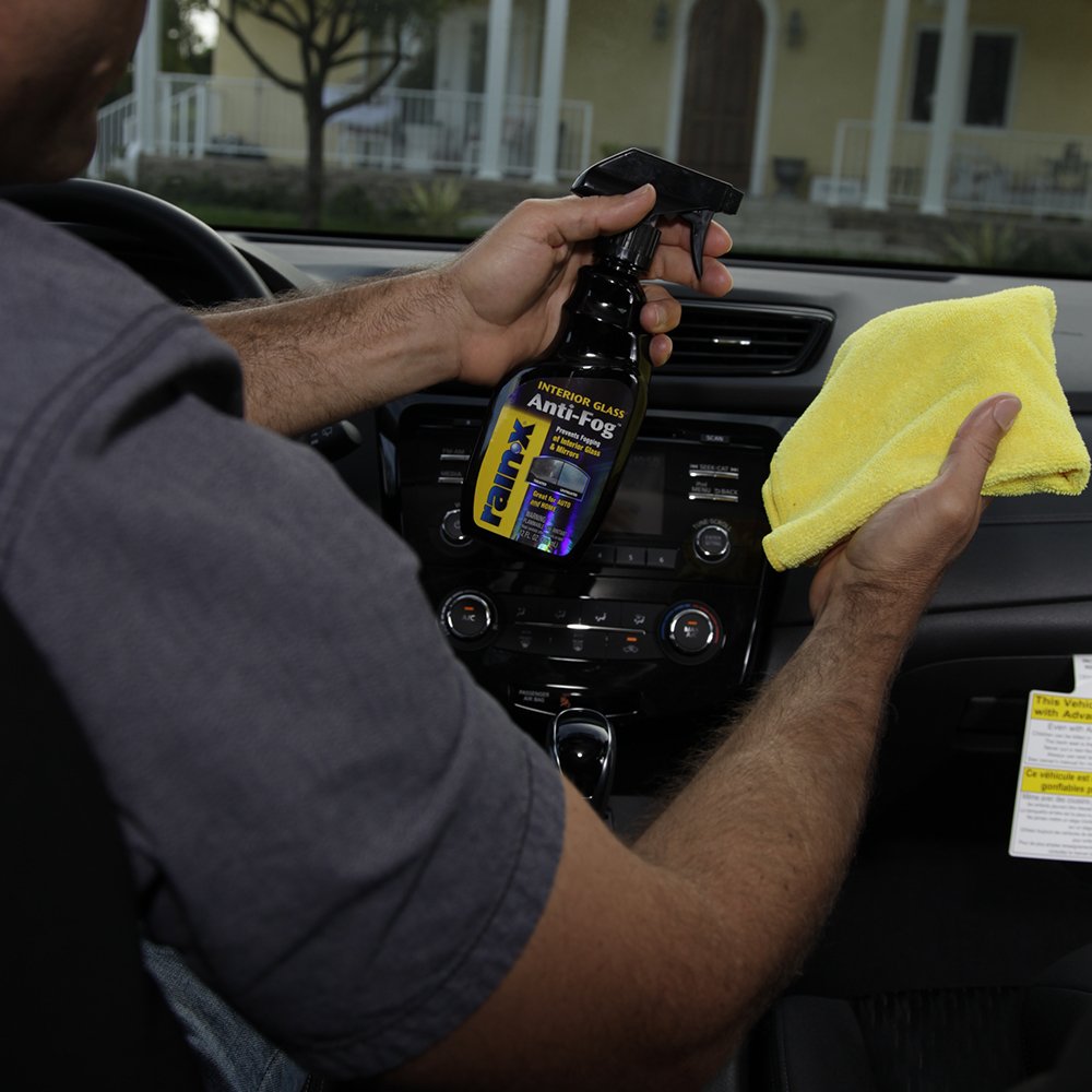 Rain-X 630046 Interior Glass Anti-Fog, 12 Oz. - Prevents Fogging Of Interior Glass And Mirrors, Usable On Both Automobiles And M