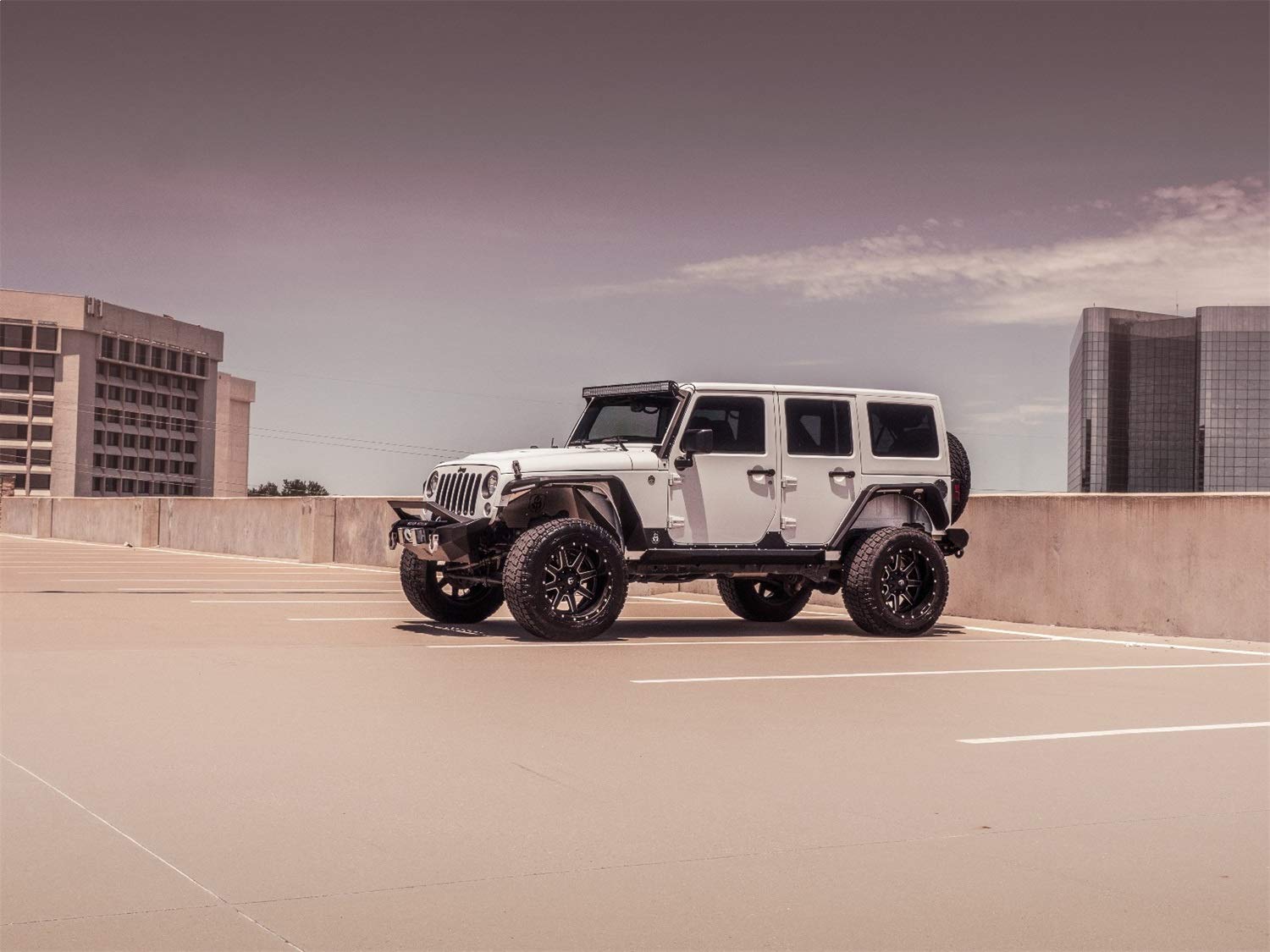 Road Armor 507Lff0Z Stealth Fender Liner Body Armor; Front; Raw Stainless Steel;