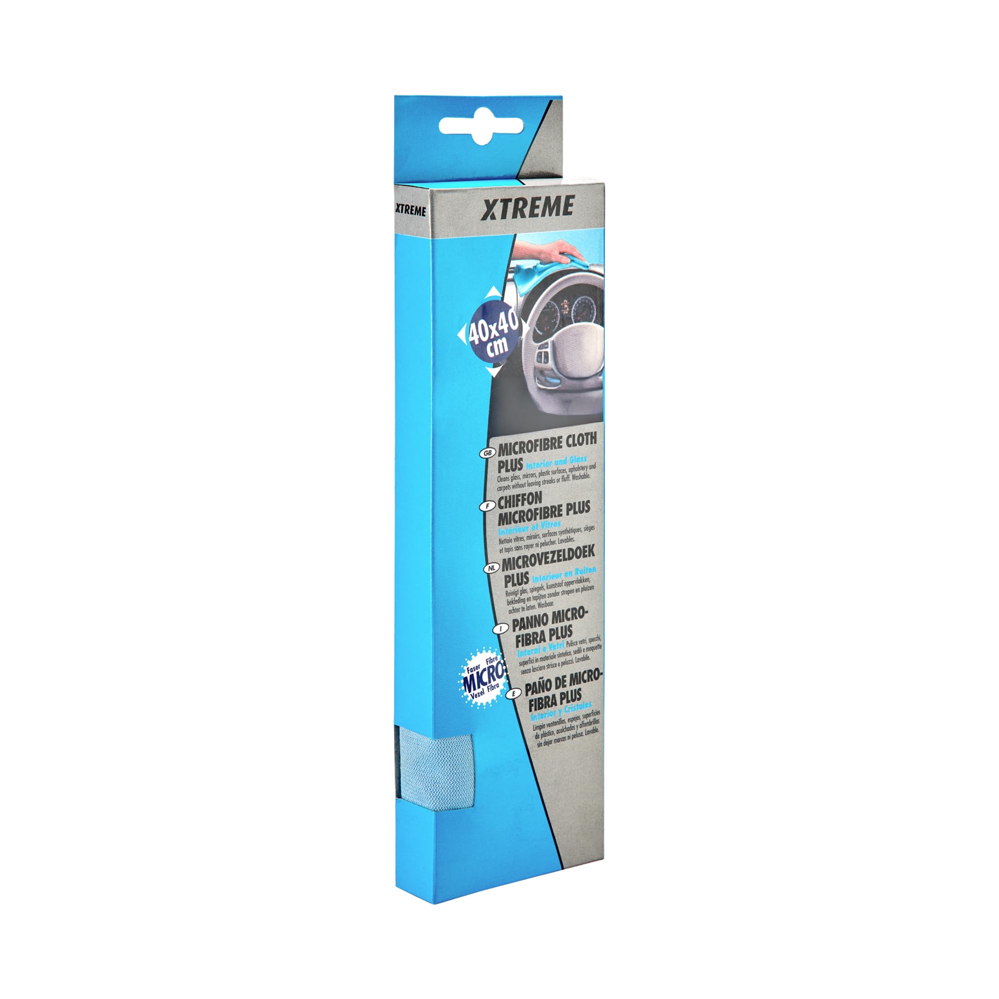 Xtreme Interior Microfibre Cloth 300 GSM | Car Care Microfiber Towel | Leather, Seat & Dashboard | Glass and Windshield Cleaner 