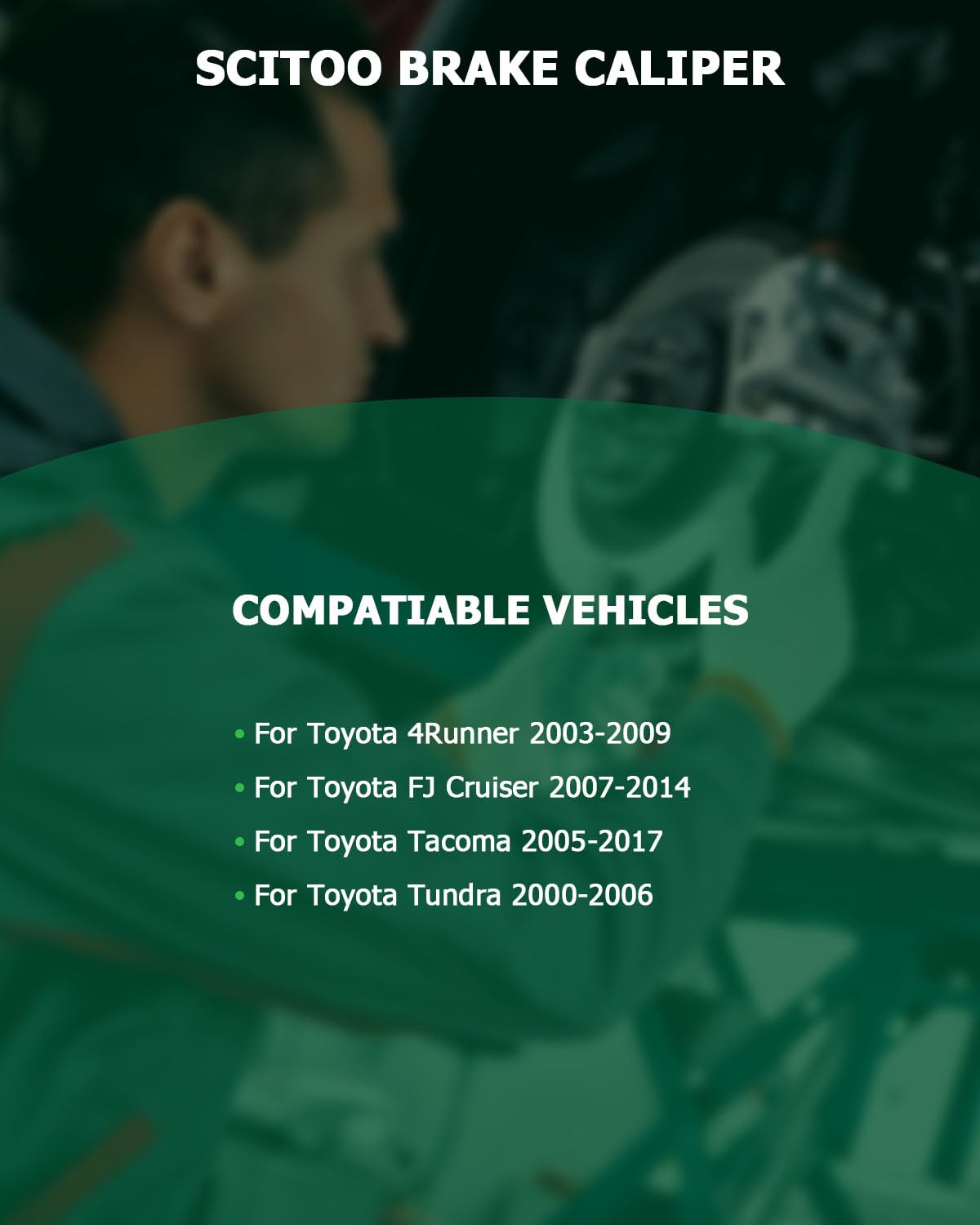 Scitoo Front Right Brake Caliper Without Bracket 19-2984 Compatible For Toyota 4Runner 2003-2009 For Toyota Fj Cruiser 2007-2014