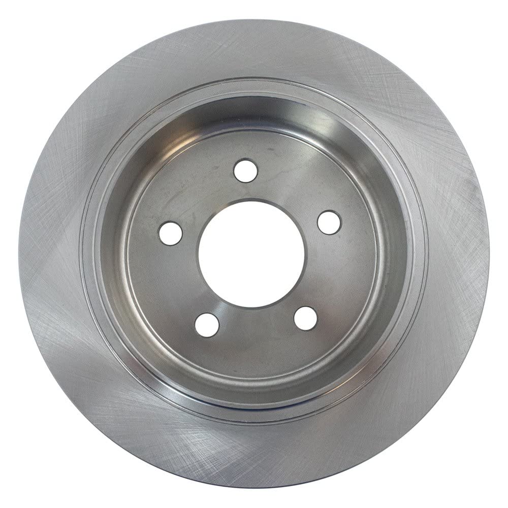 Trq Rear Brake Rotors Set Solid Compatible With 1994-1998 Jeep Grand Cherokee
