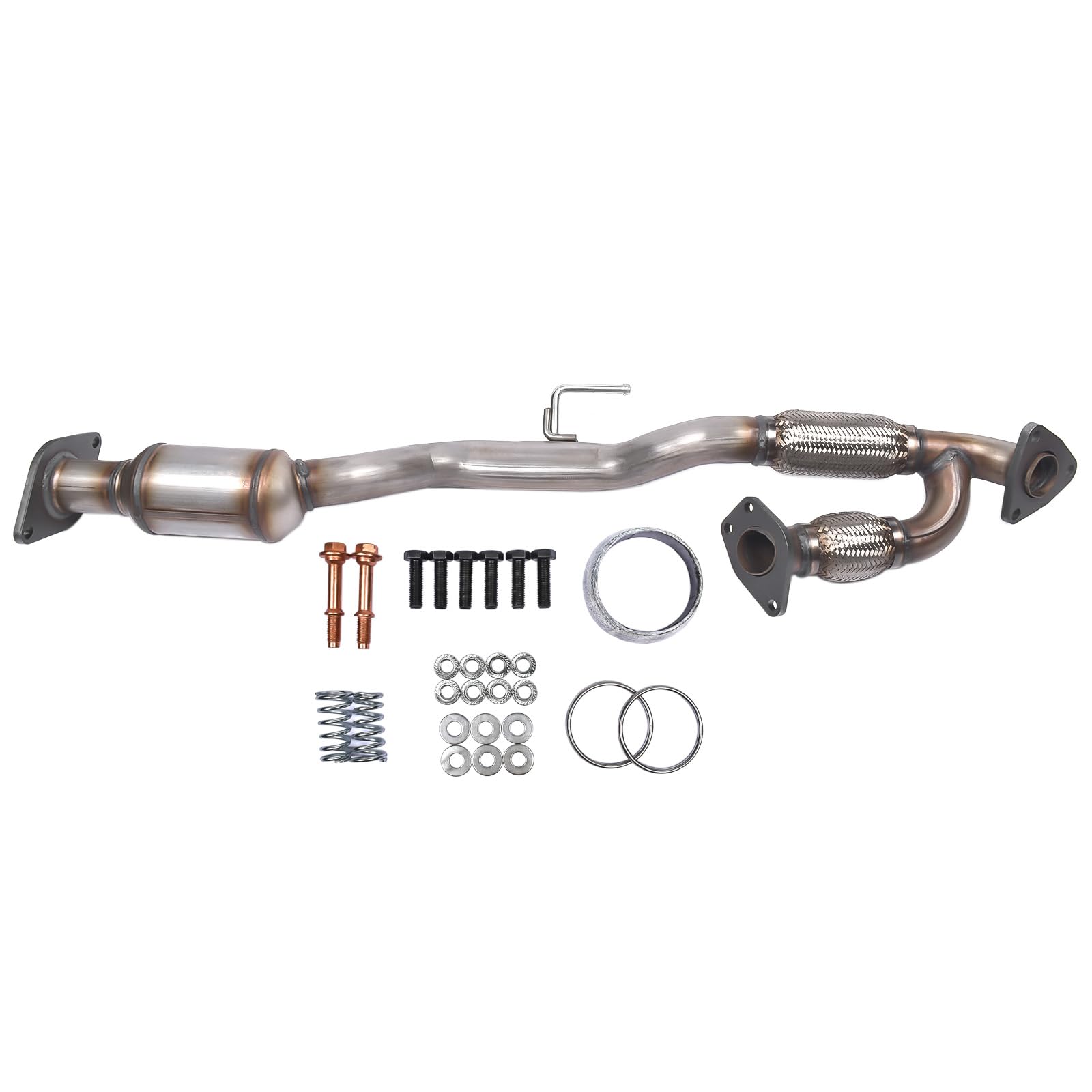 Woosphy Rear Catalytic Converter with Flex Pipe Replacement for Nissan Murano 2009-2014 Altima 2007-2013 Infiniti QX60 3.5L 2014
