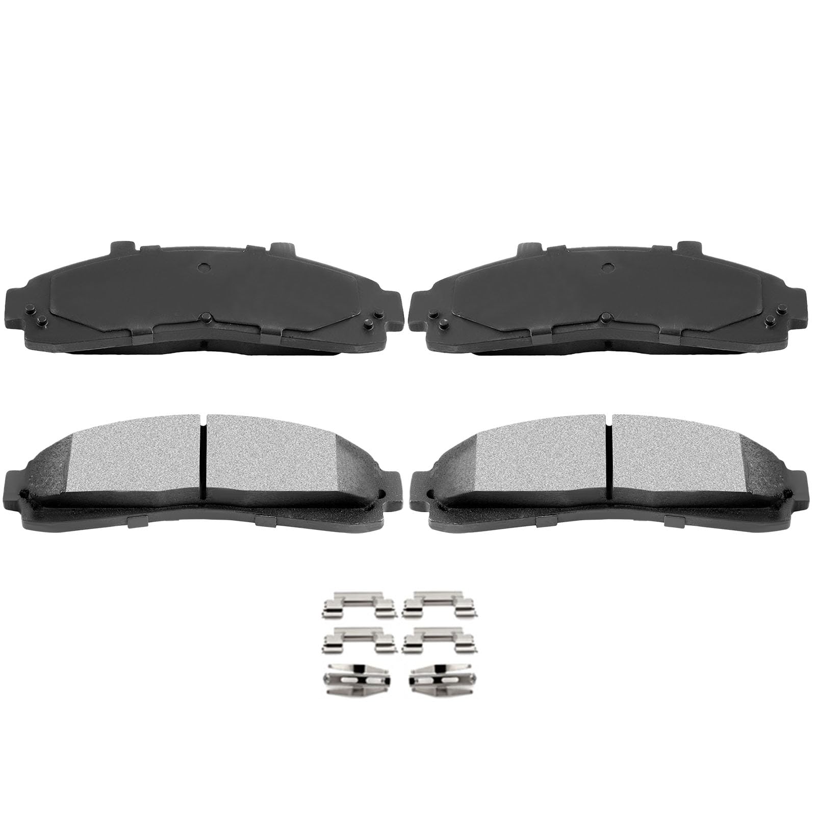 Automuto 4Pcs Front Semi-Metallic Disc Brake Pads Set D652 For Ford Explorer Ranger For Mazda B2300 B2500 B3000 B4000 For Mercur