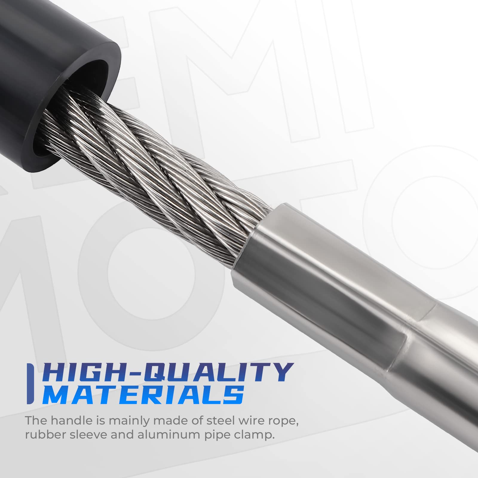 Kemimoto Atv Mud Strap, Motorcycle Snowmobile Universal 0.75-1.37 Inch Atv Handelbar Mud Grab Strap Compatible With Polaris Spor